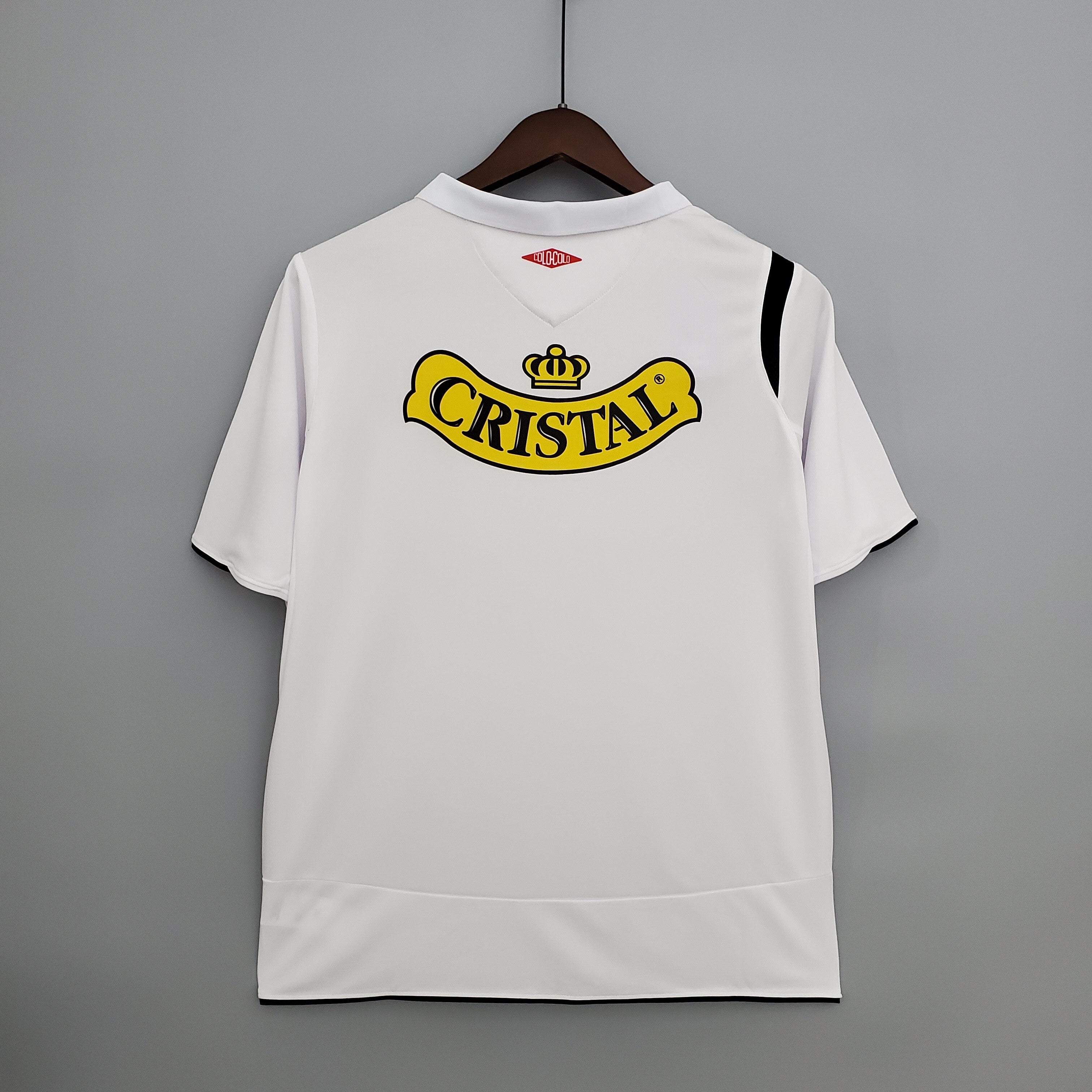 2000s Colo Colo Retro Football Shirt | White Black Home