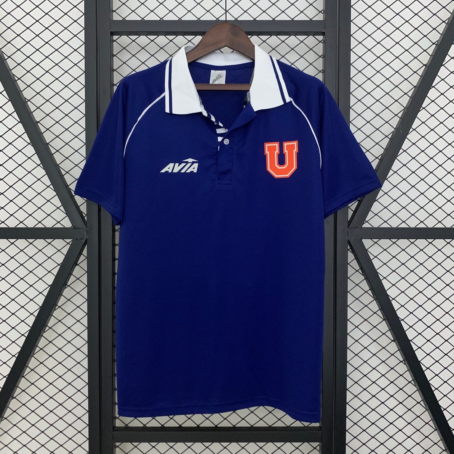 1990s Universidad De Chile Retro Football Shirt | Blue Orange Home
