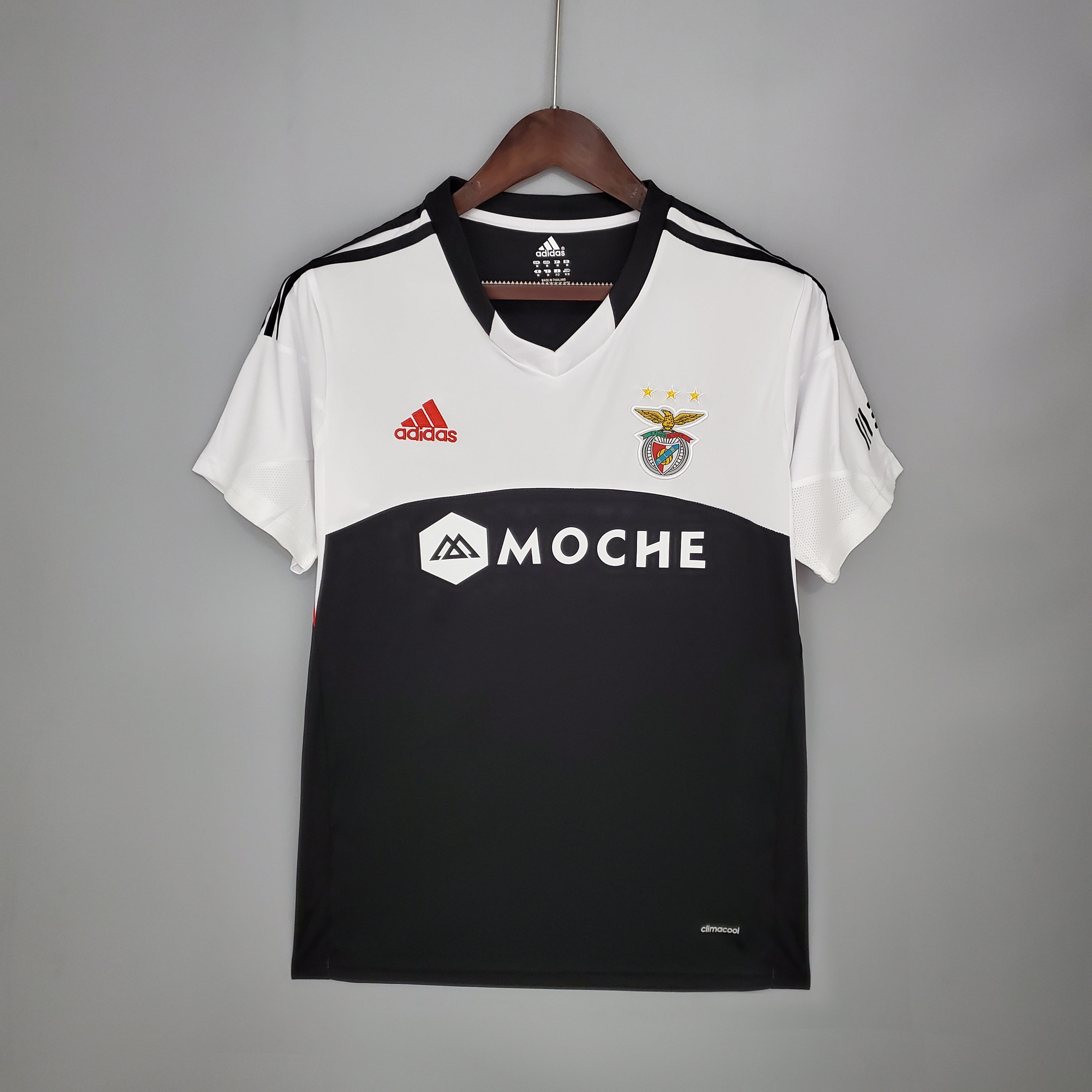 2010s Benfica Retro Football Shirt | White Black Home