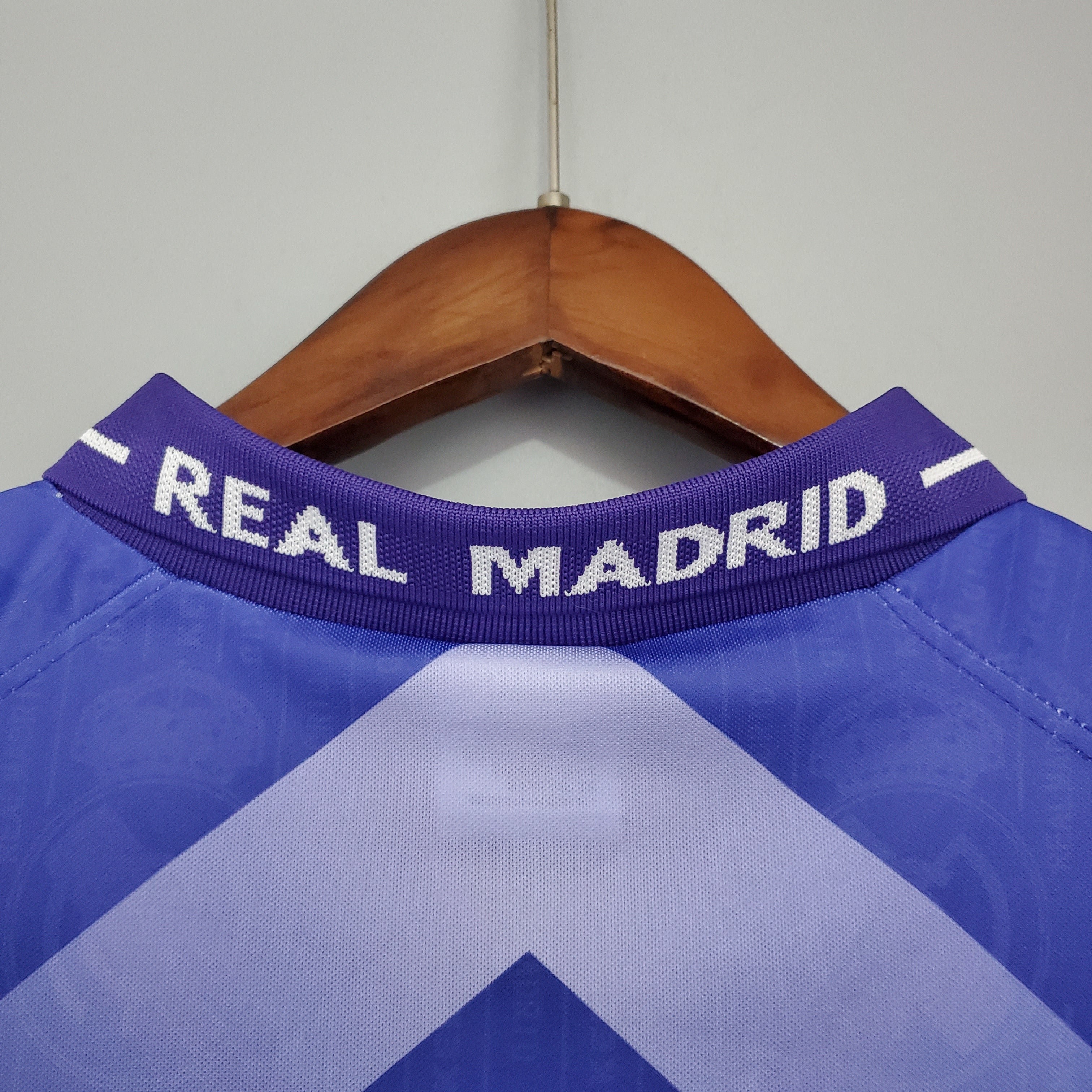 1990s Real Madrid Retro Football Shirt | Purple White Home