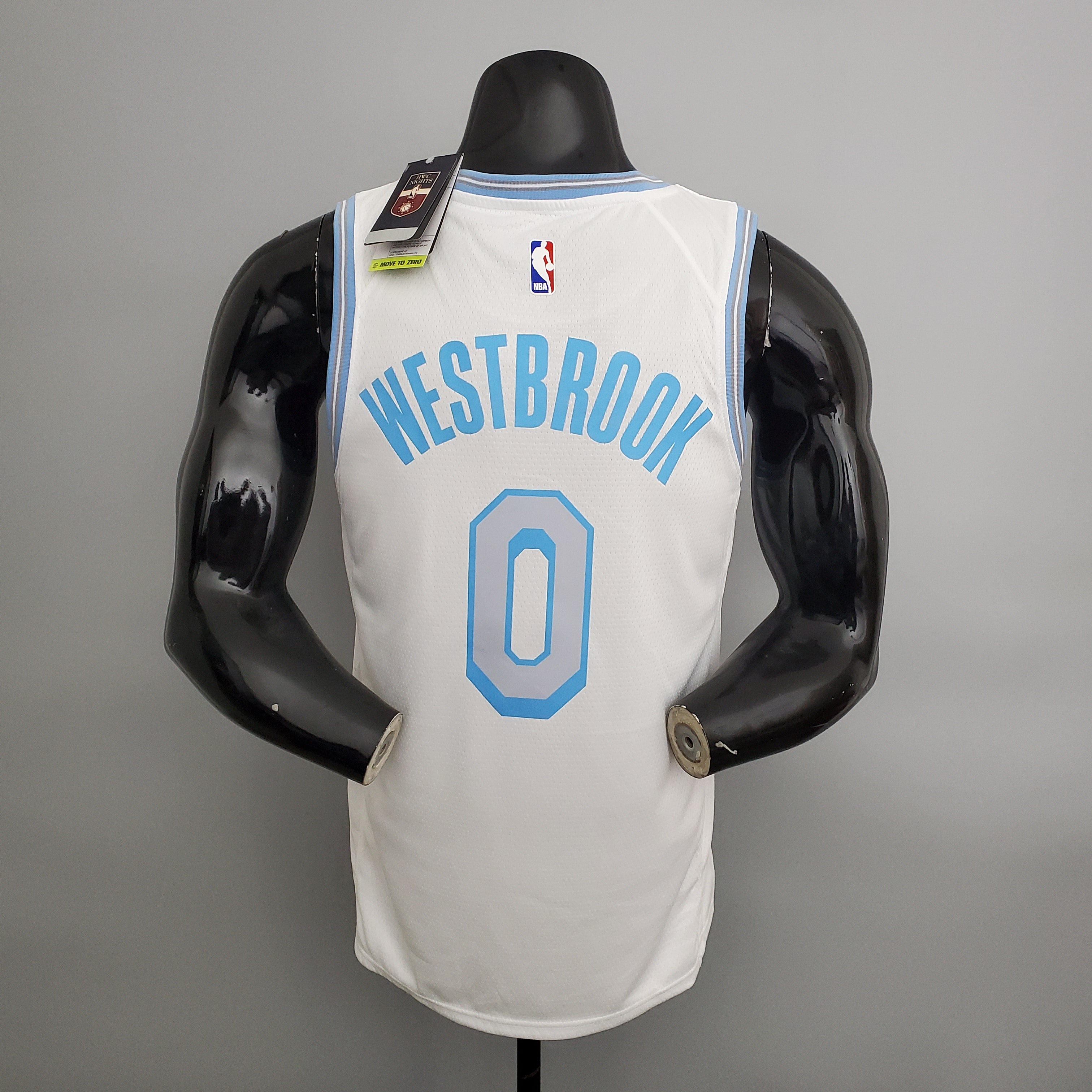 2021 Los Angeles Westbrook #0 Retro Basketball Jersey