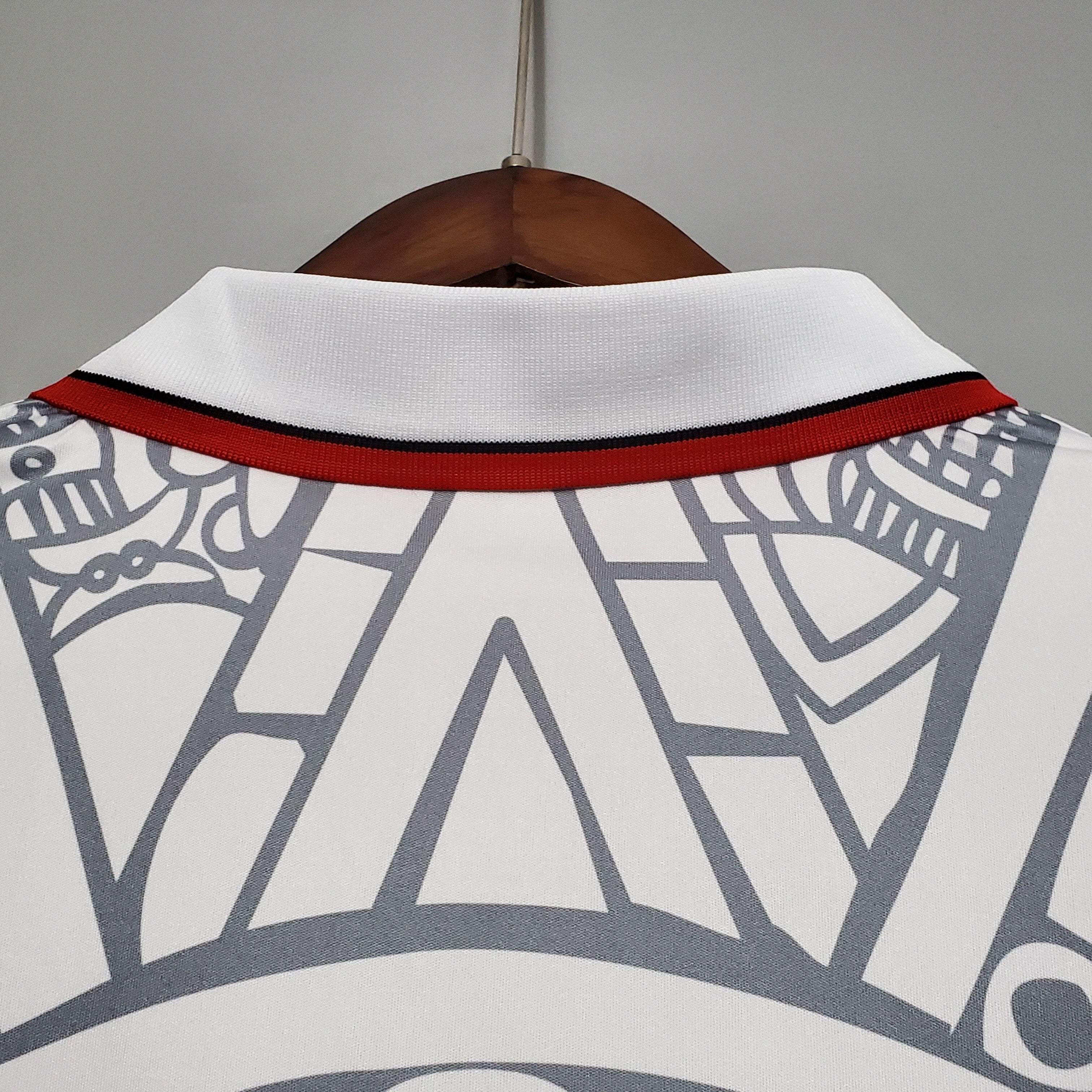 1990s Mexico Retro Football Shirt | White Red Home