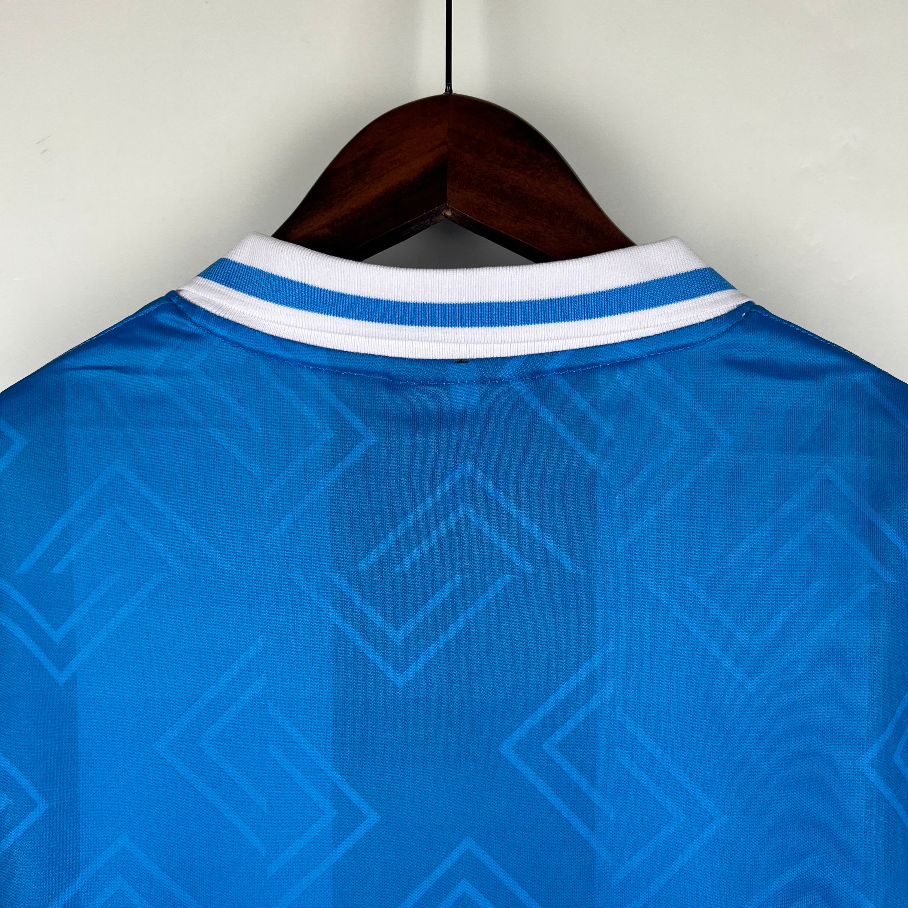 1990s Napoli Retro Football Shirt | Blue White Home