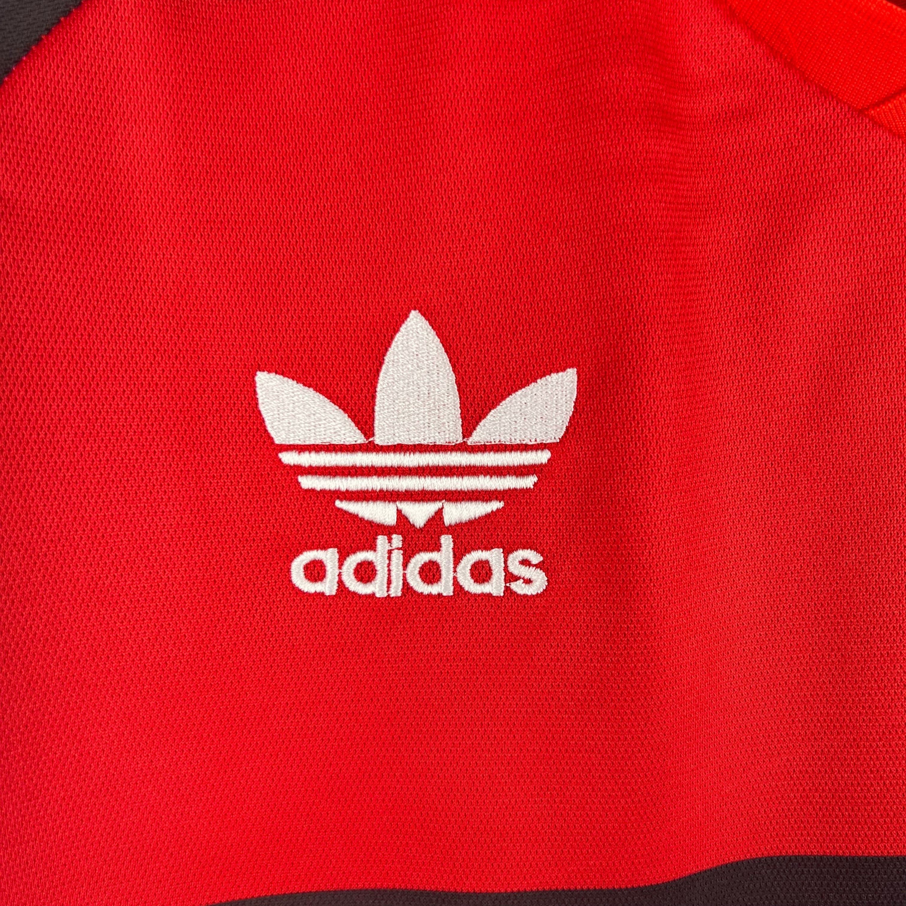 1980s Flamengo Retro Football Shirt | Red Black Home