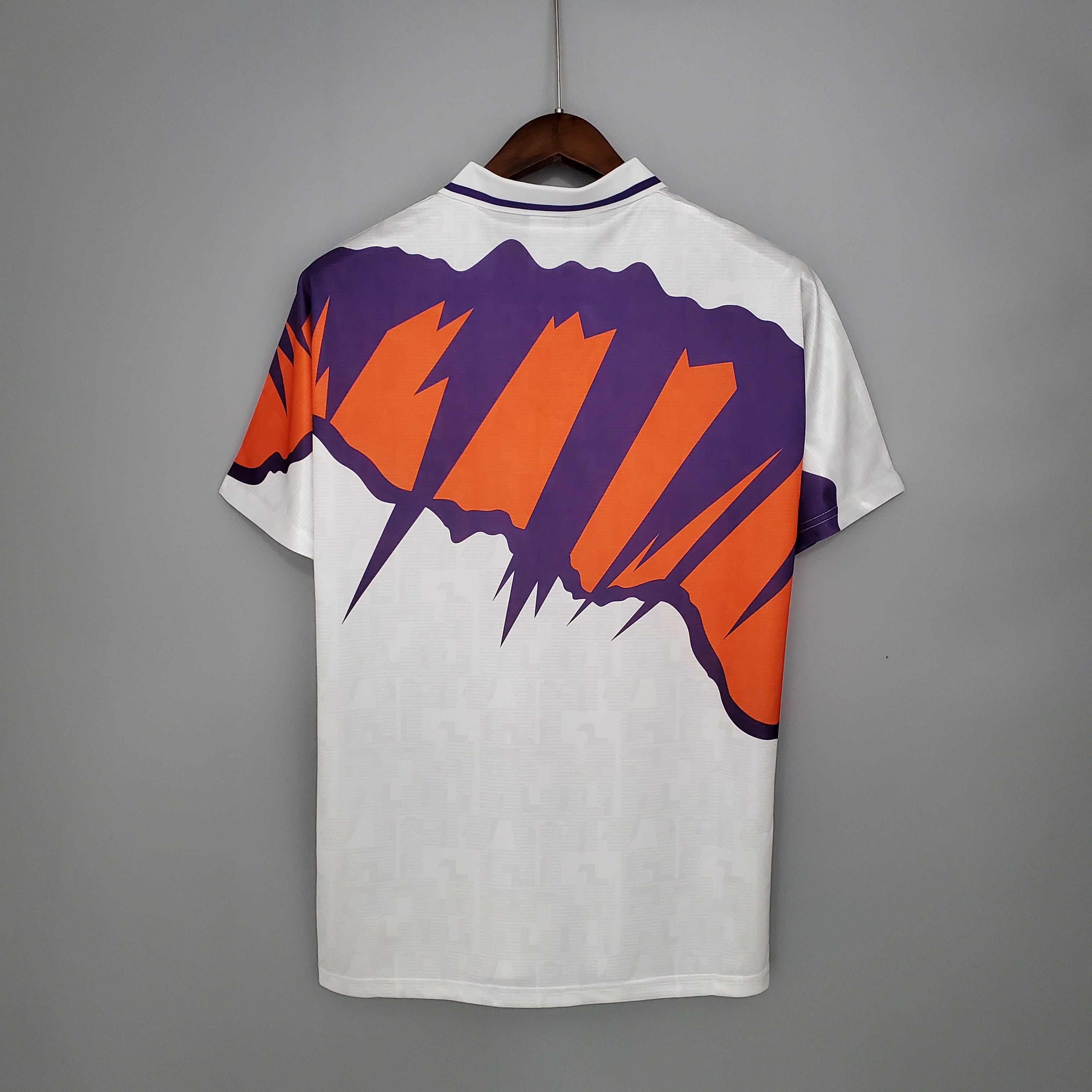 1990s Scotland Retro Football Shirt | Purple Orange Home