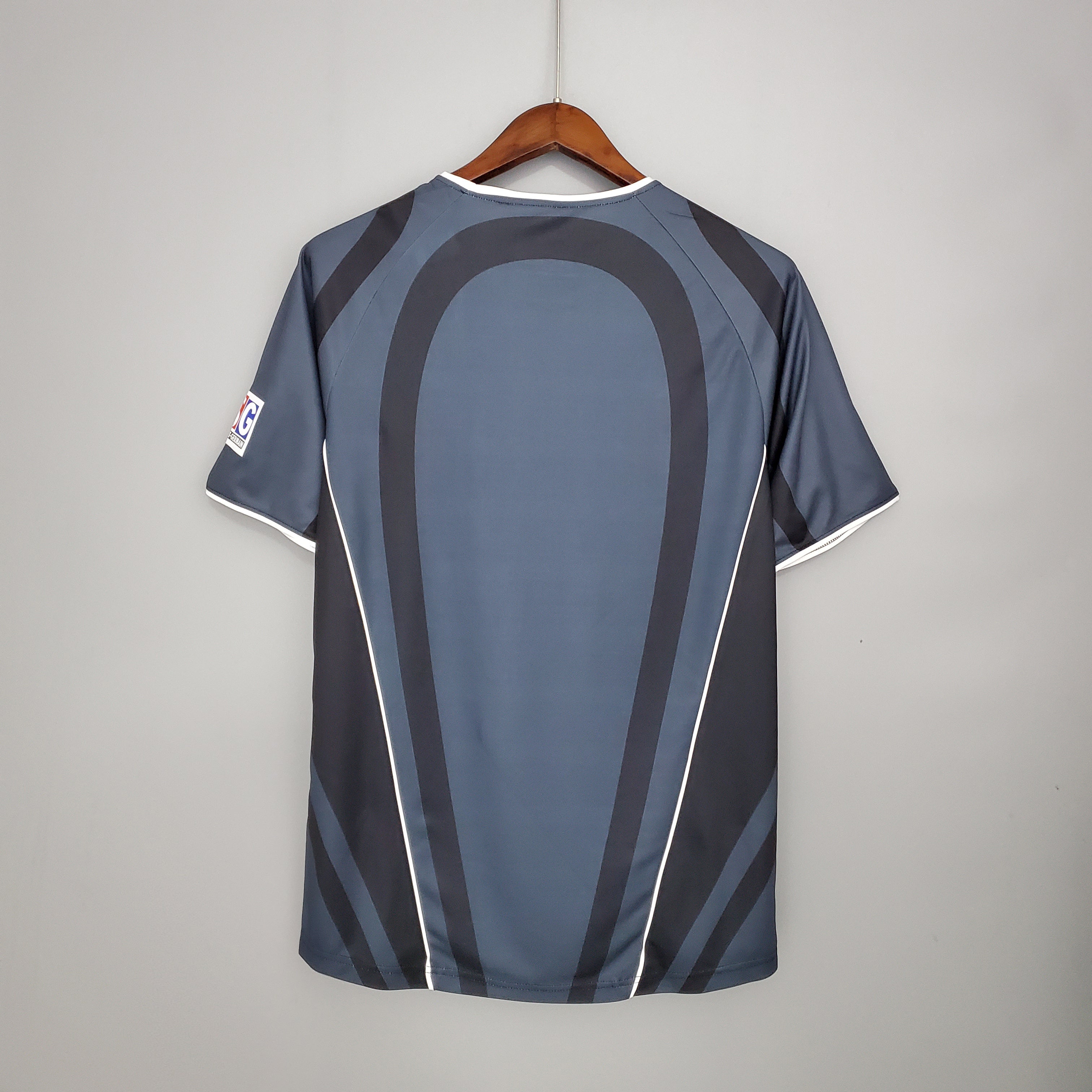 1990s Paris Saint-Germain Retro Football Shirt | Dark Gray Black Home
