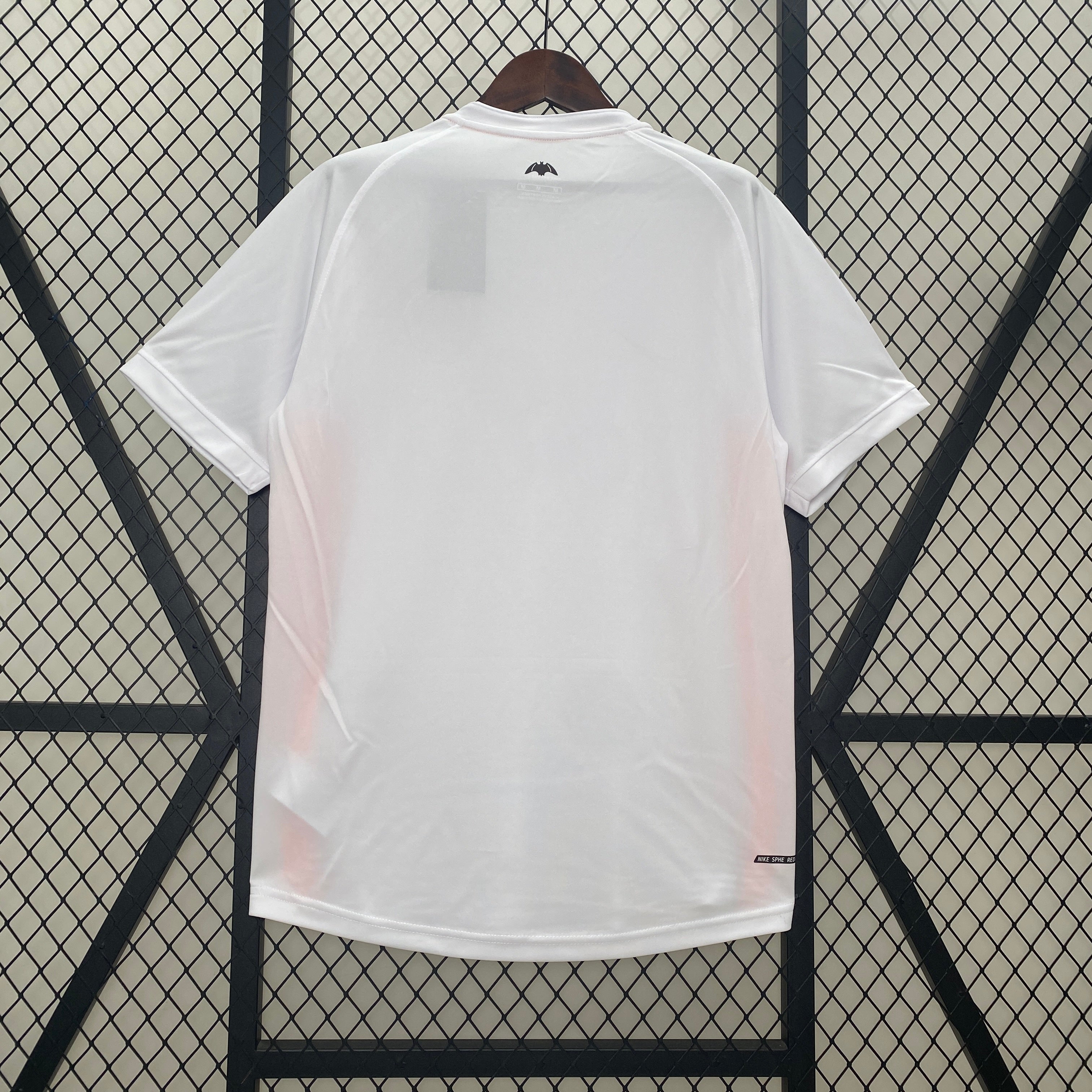 2000s Valencia Retro Football Shirt | White Orange Home