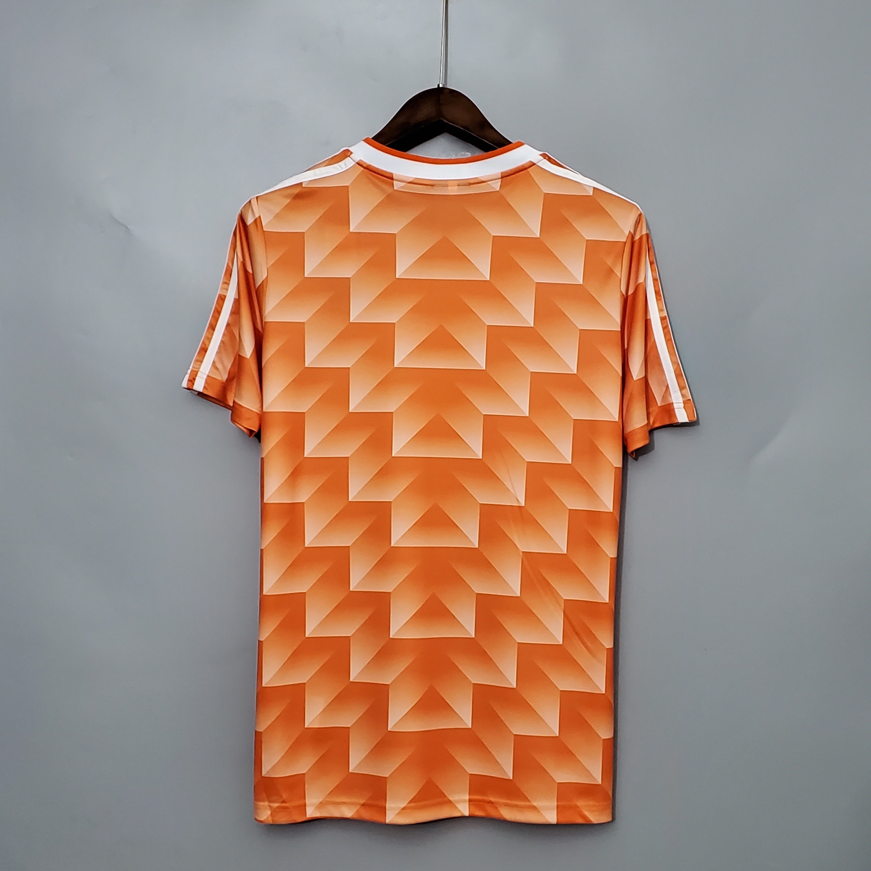 1980s Netherlands Retro Football Shirt | Orange White Home