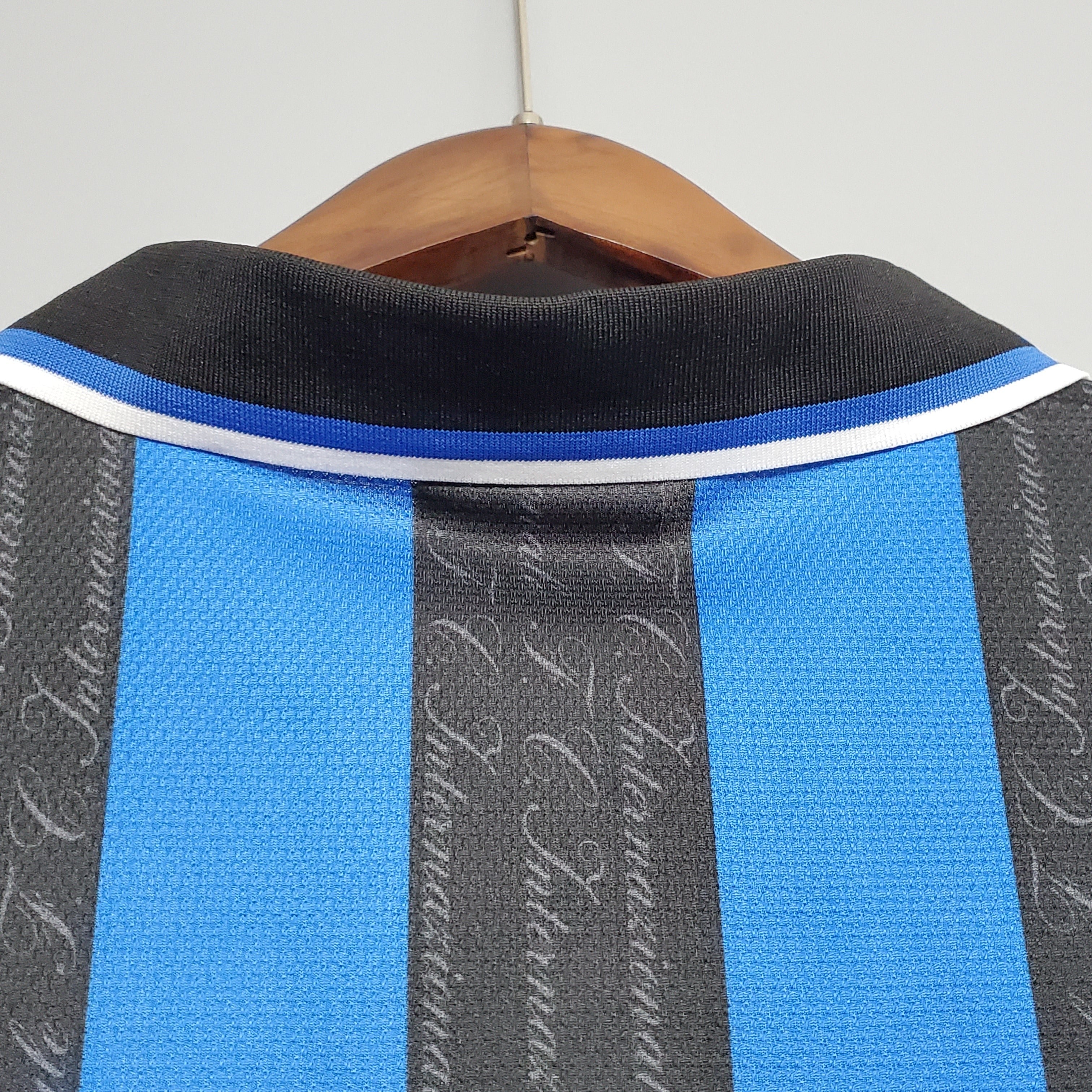 1990s Inter Milan Retro Football Shirt | Blue Black Home