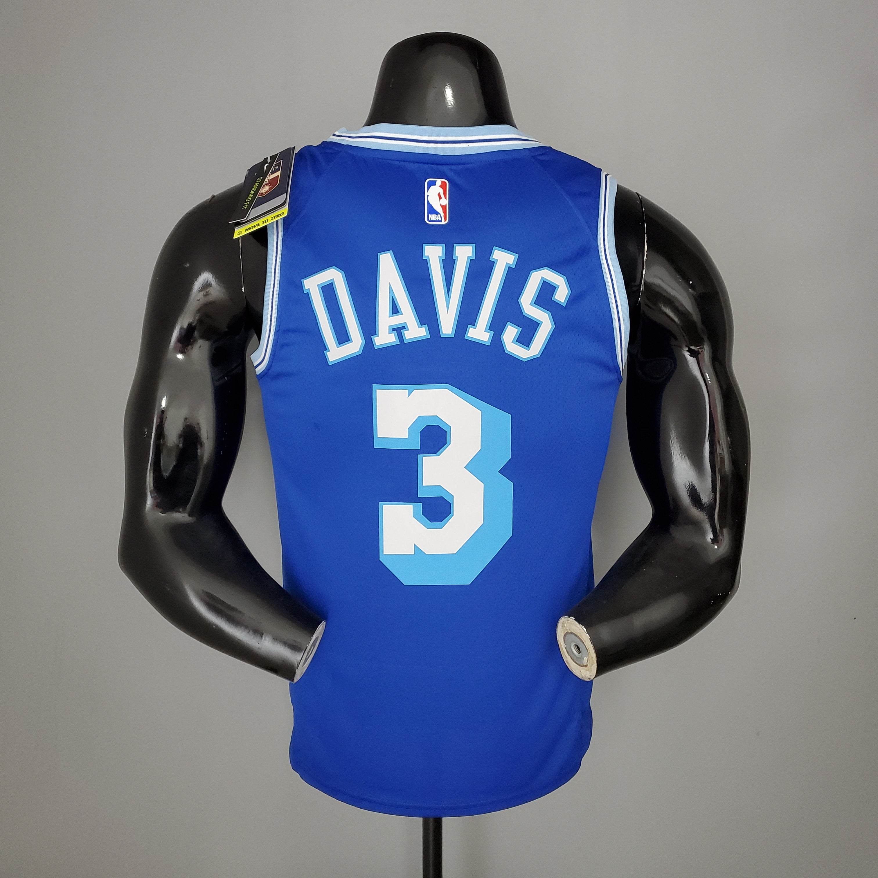 2021 Los Angeles Davis #3 Retro Basketball Jersey