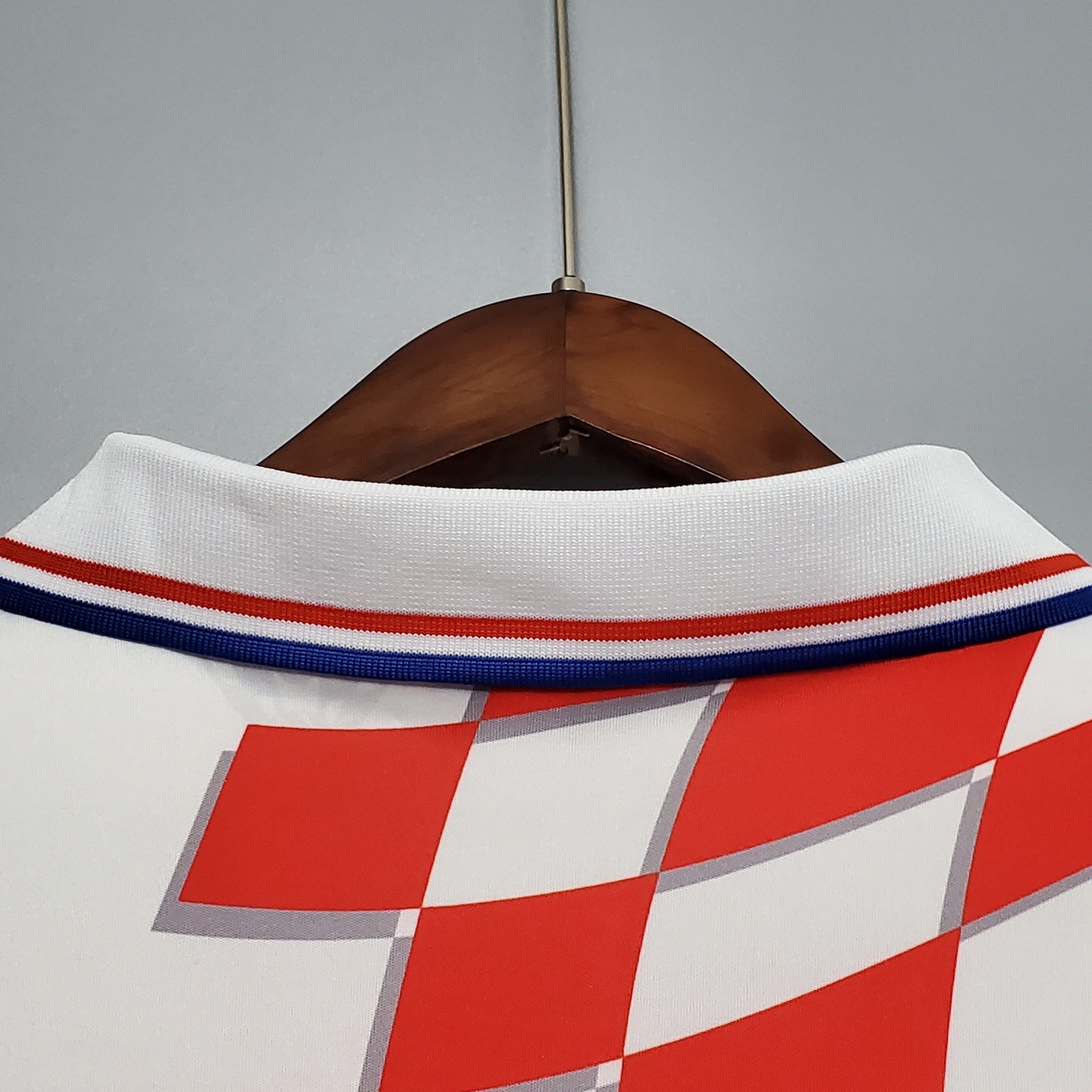 1990s Croatia Retro Football Shirt | White Red Home