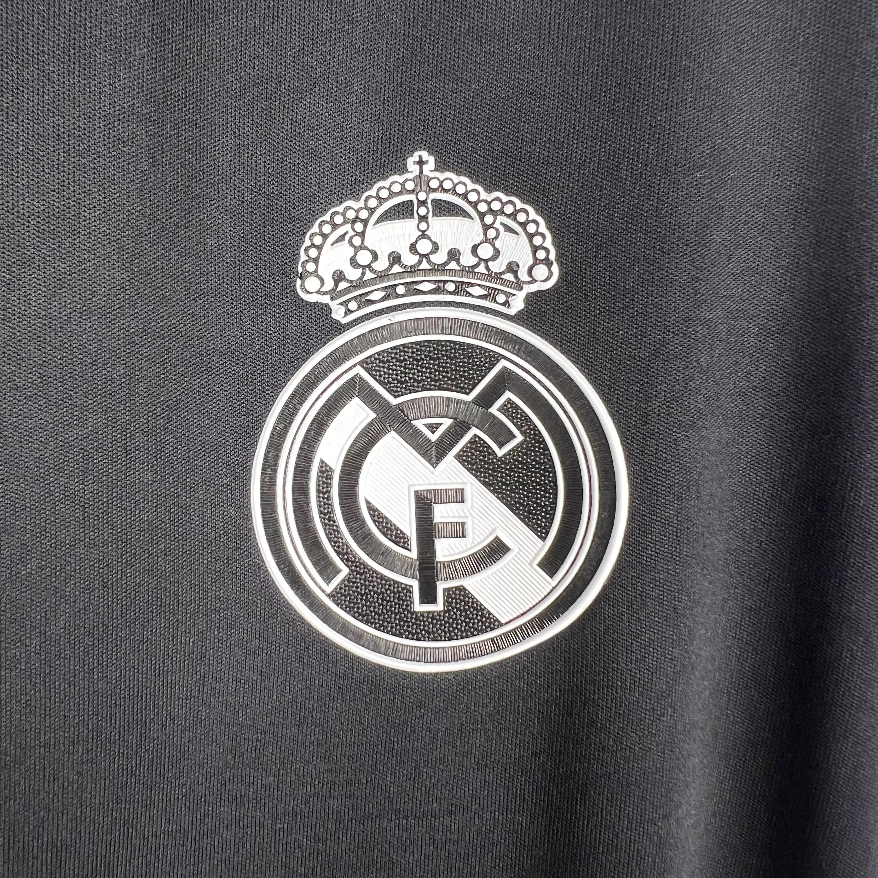 2010s Real Madrid Retro Football Shirt | Black Purple Home