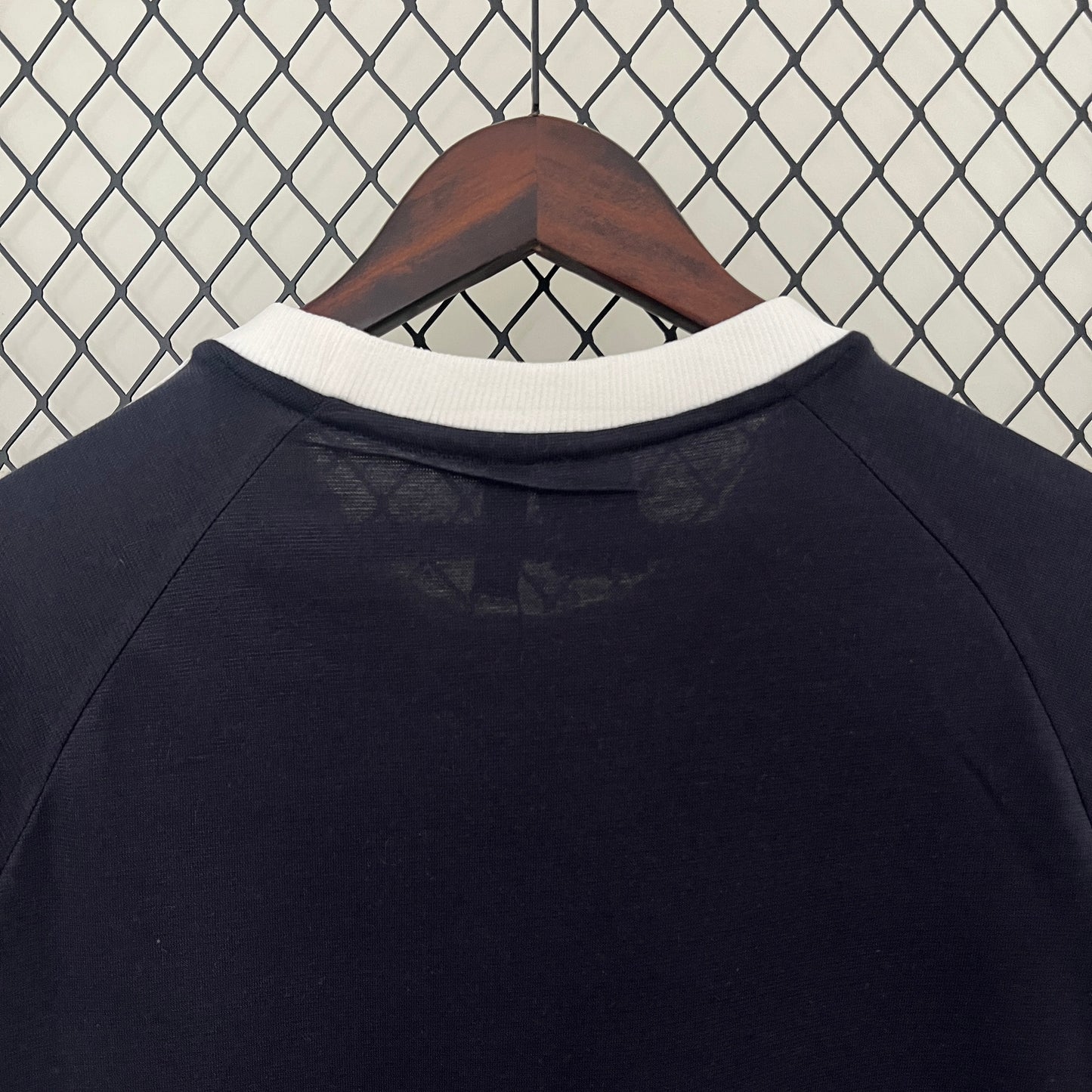 1970s Germany Retro Football Shirt | Black White Home