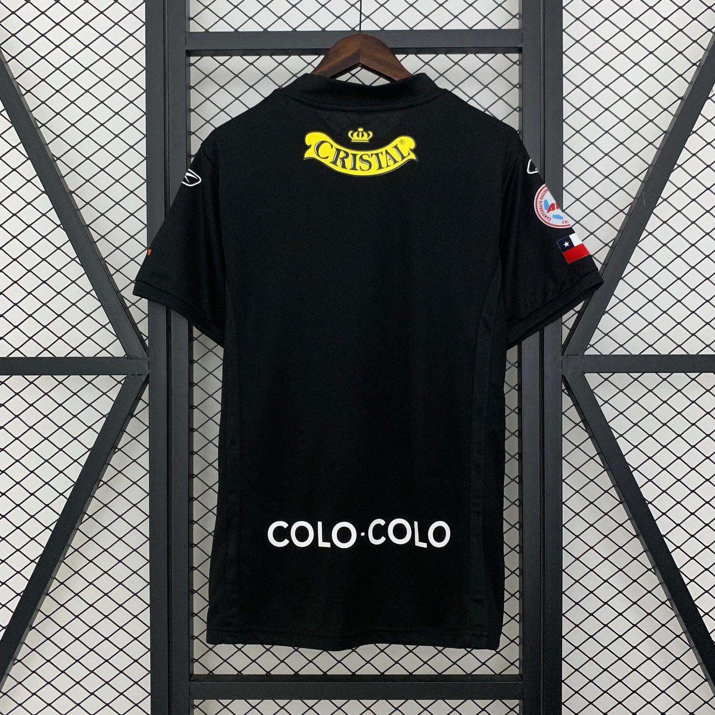 2000s Colo Colo Retro Football Shirt | Black Yellow Third