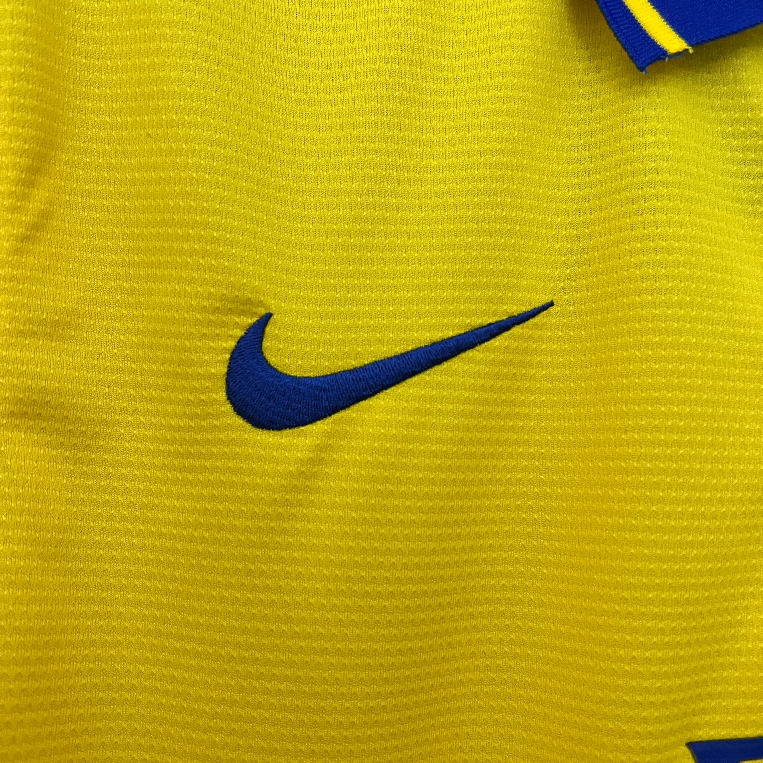 2010s Arsenal Retro Football Shirt | Yellow Blue Away