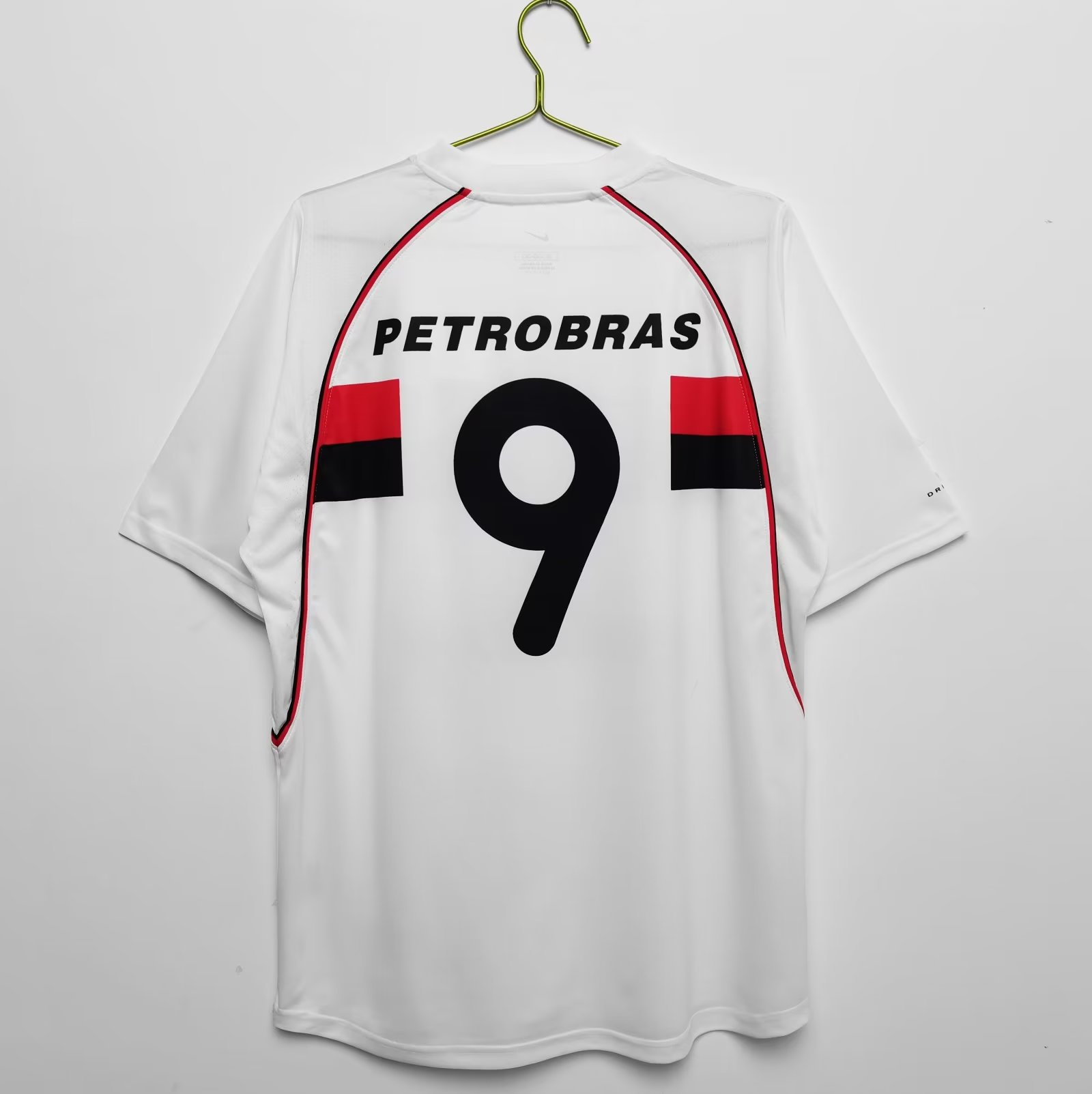 2000s Flamengo Retro Football Shirt | White Red Home