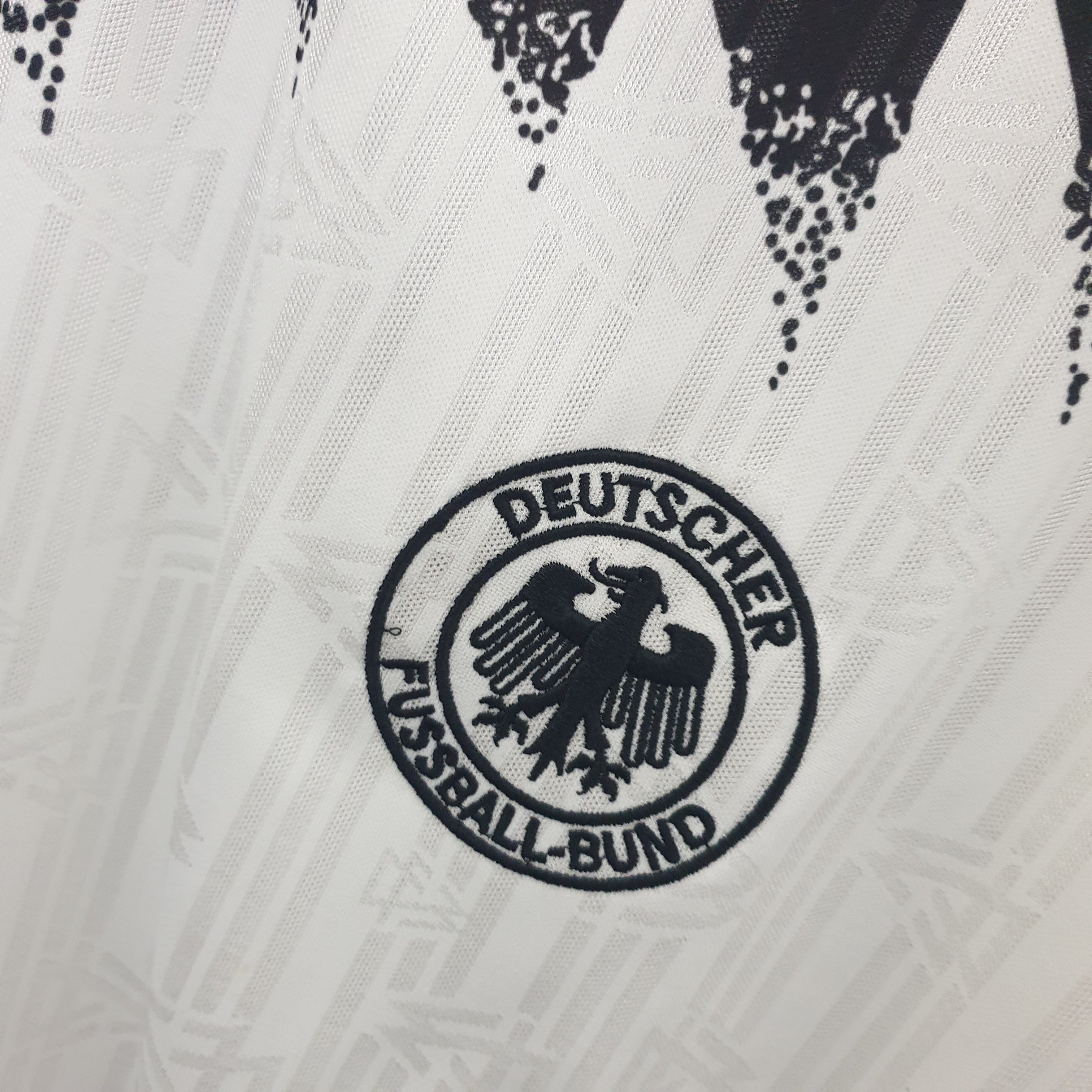 1990s Germany Retro Football Shirt | Yellow Black Home