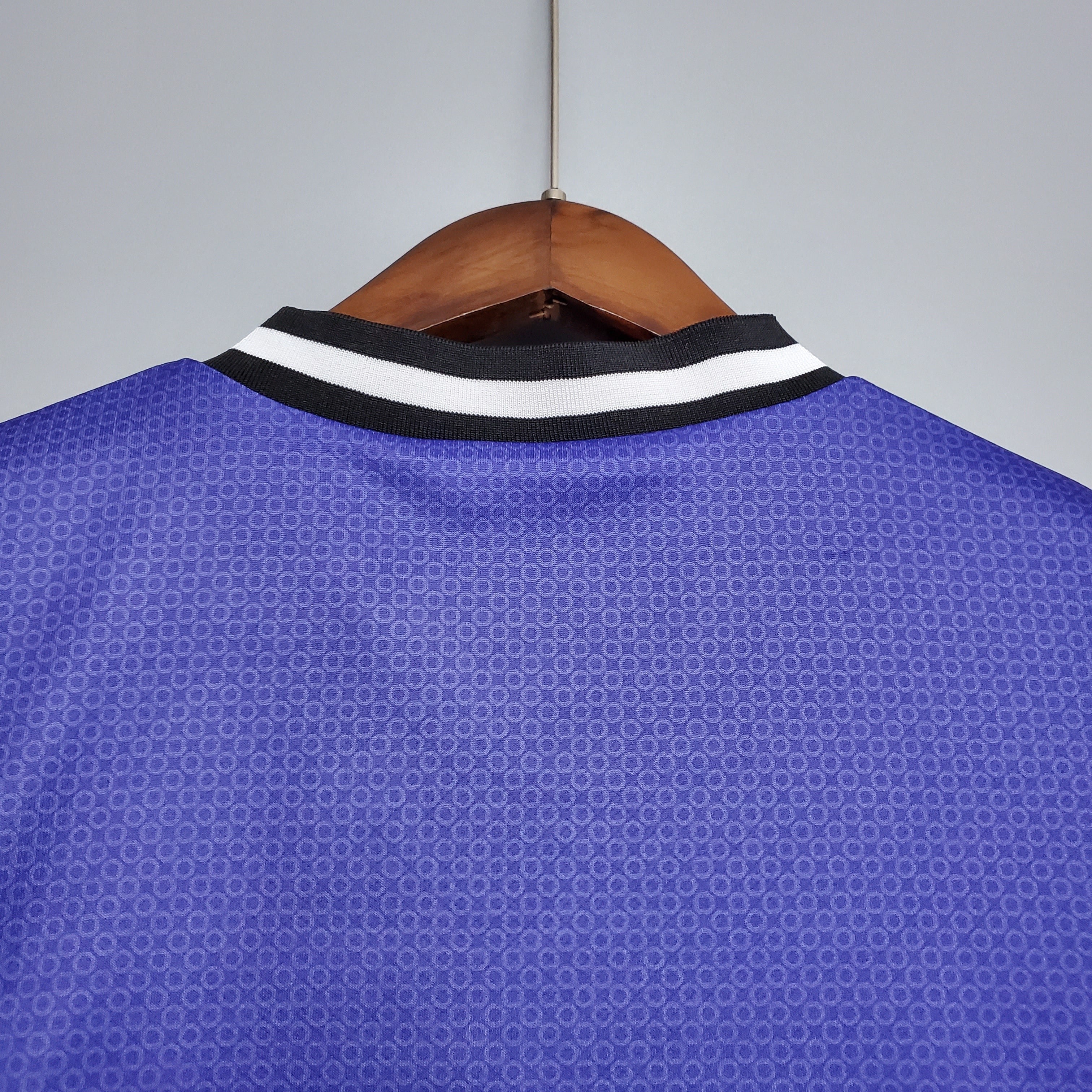 1990s Real Madrid Retro Football Shirt | Purple White Home
