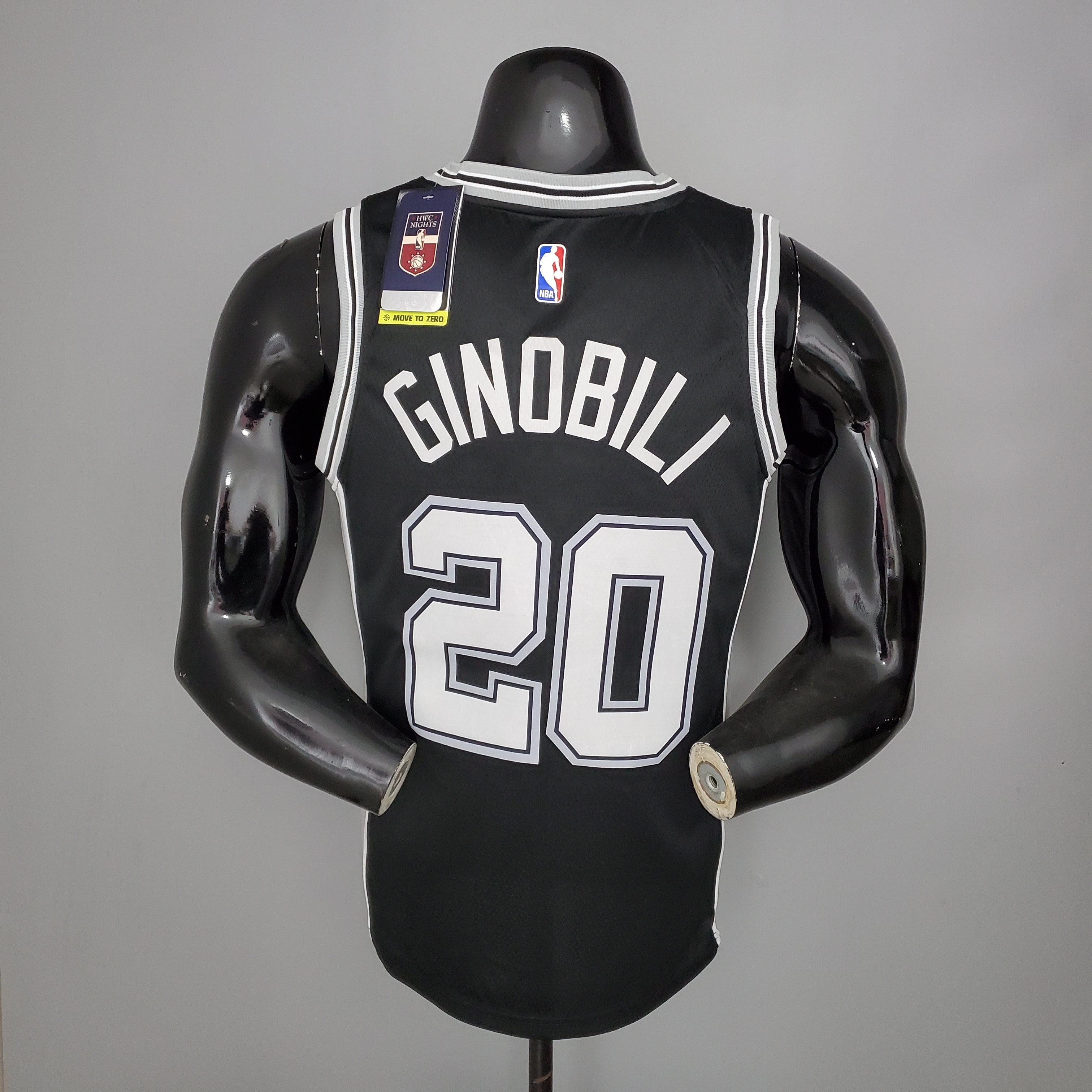 2023 San Antonio Spurs Ginobili #20 Swingman Edition Jersey