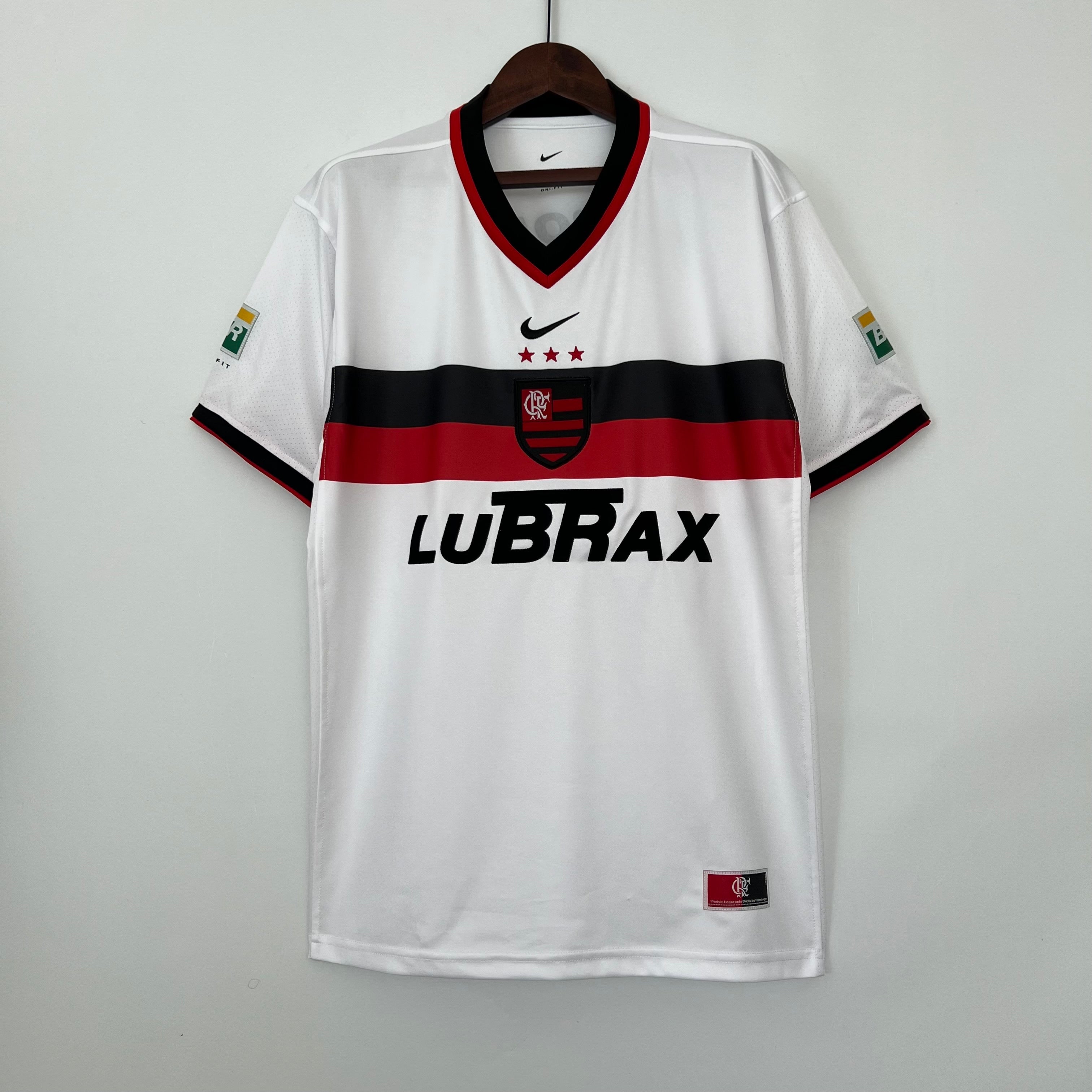 1990s Flamengo Retro Football Shirt | White Red Home
