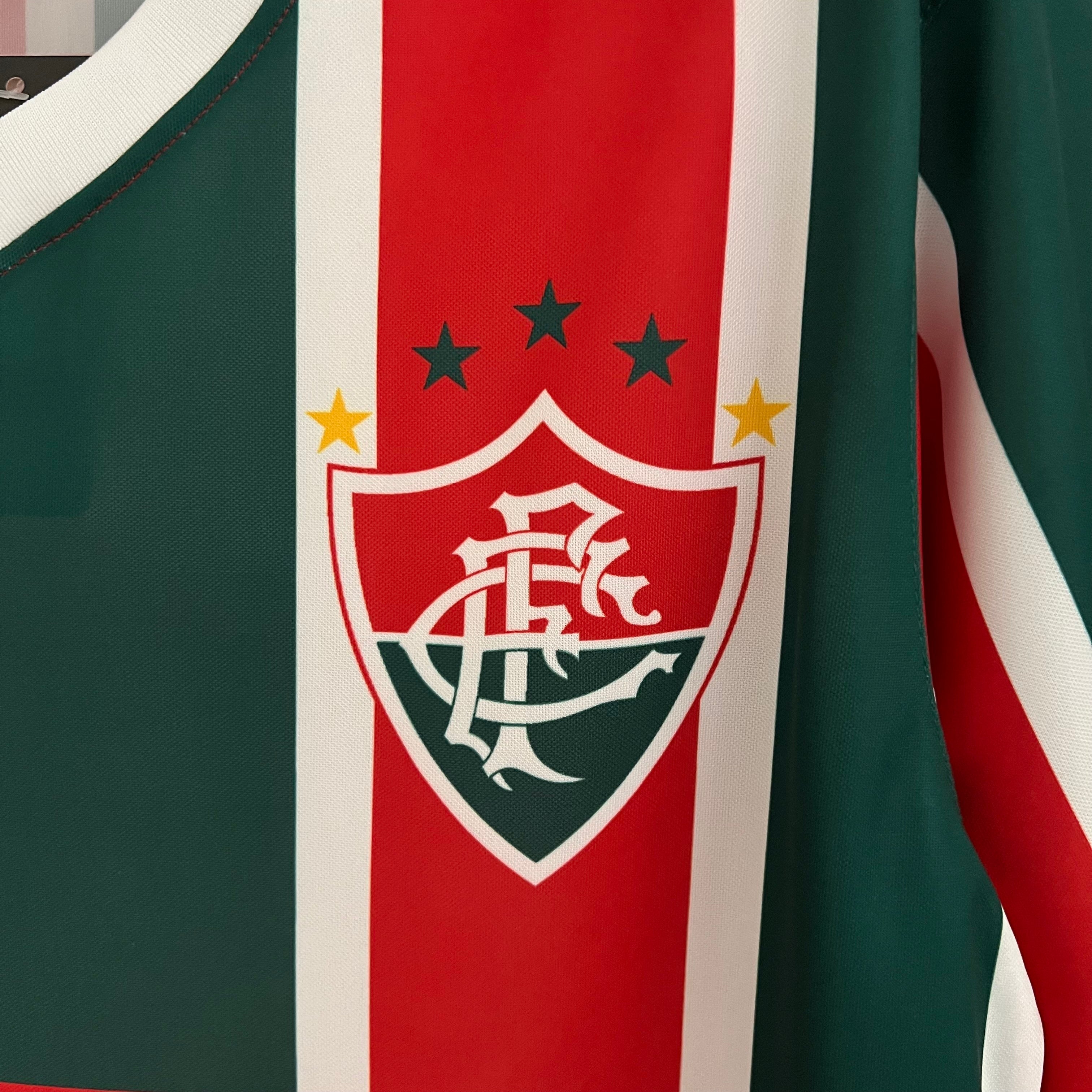 1990s Fluminense Retro Football Shirt | Red Green Home