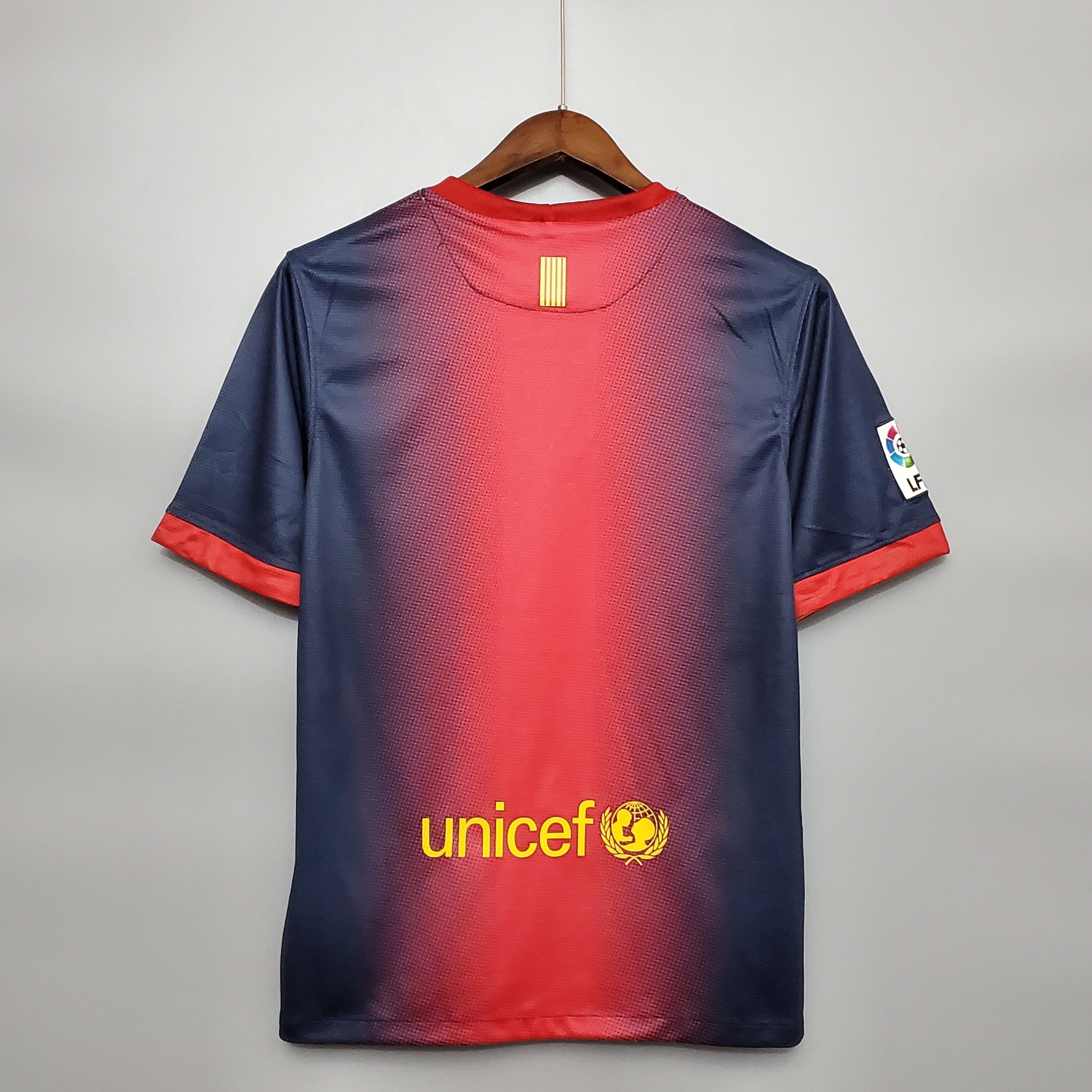 2010s Barcelona Retro Football Shirt | Red Navy Home