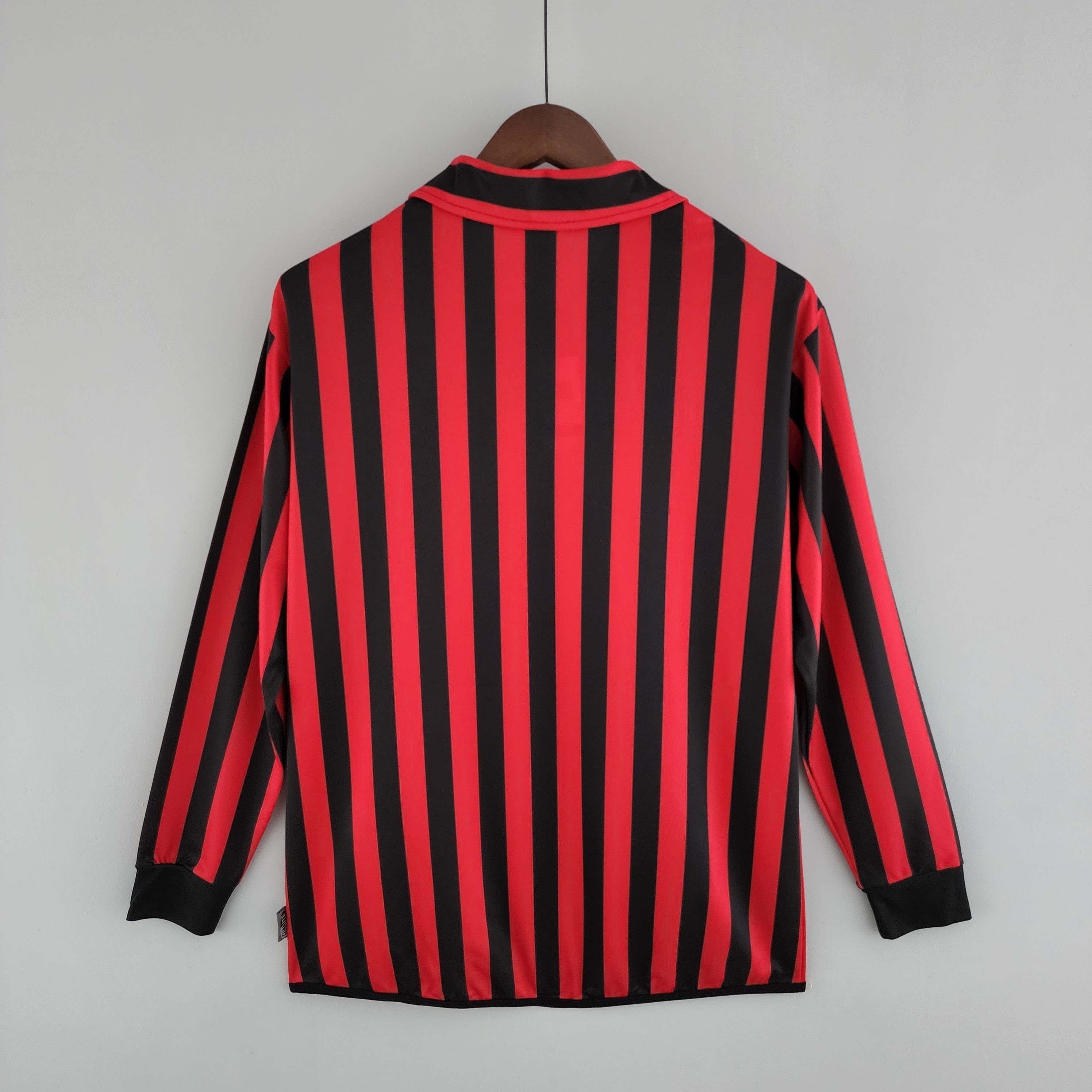 1990s AC Milan Retro Football Shirt | Red Black Home
