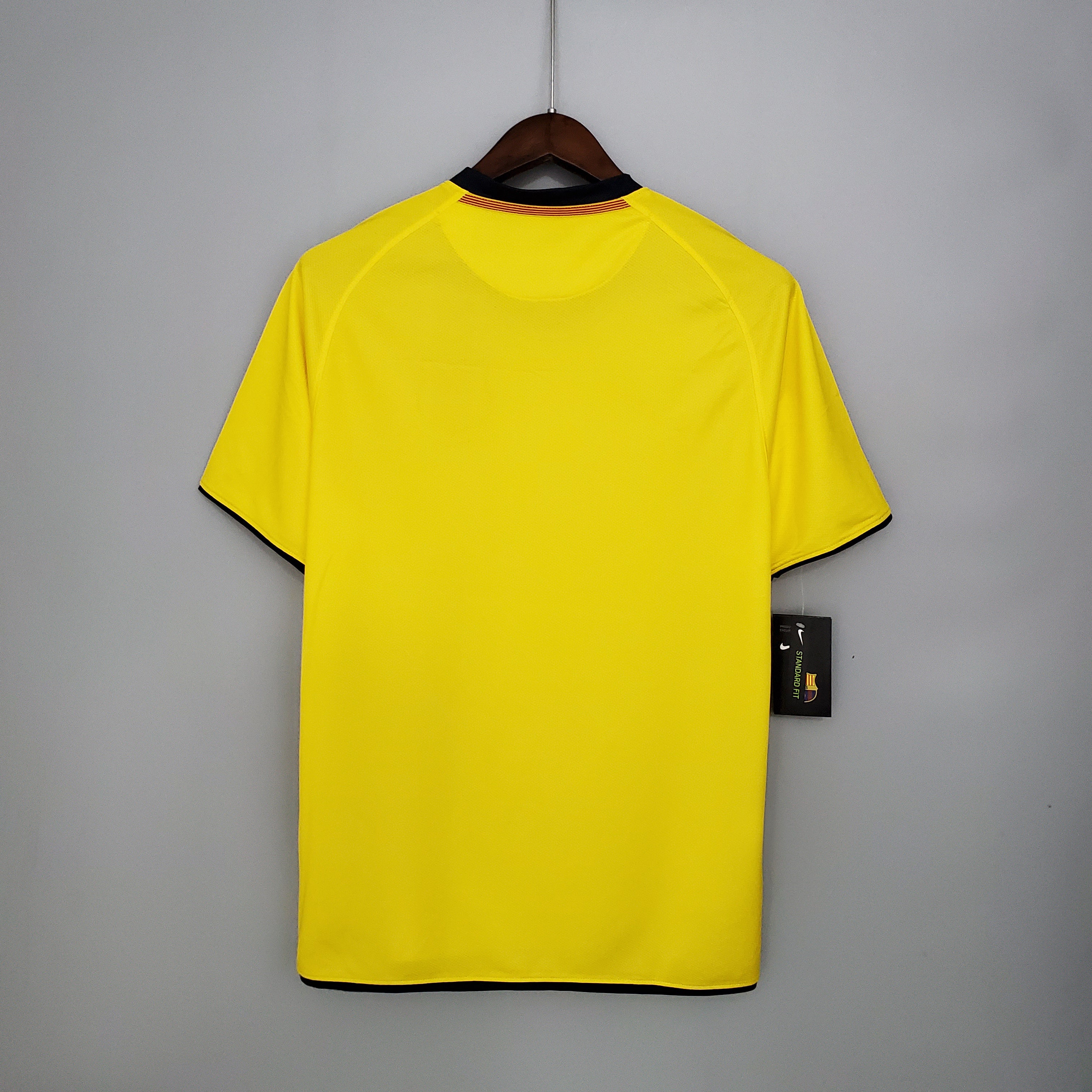 2010s Barcelona Retro Football Shirt | Yellow Black Home