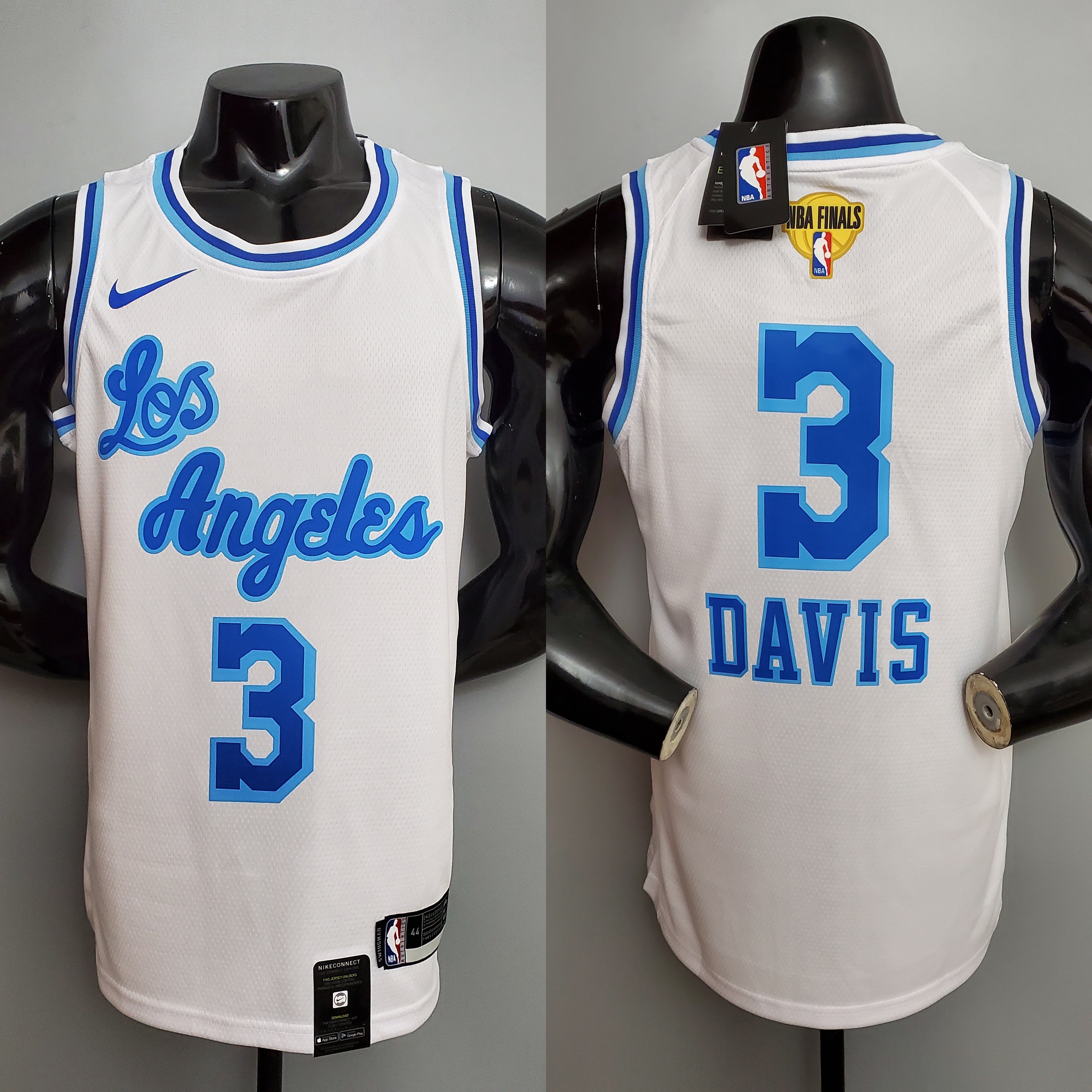 2020 Los Angeles Davis #3 Retro Basketball Jersey