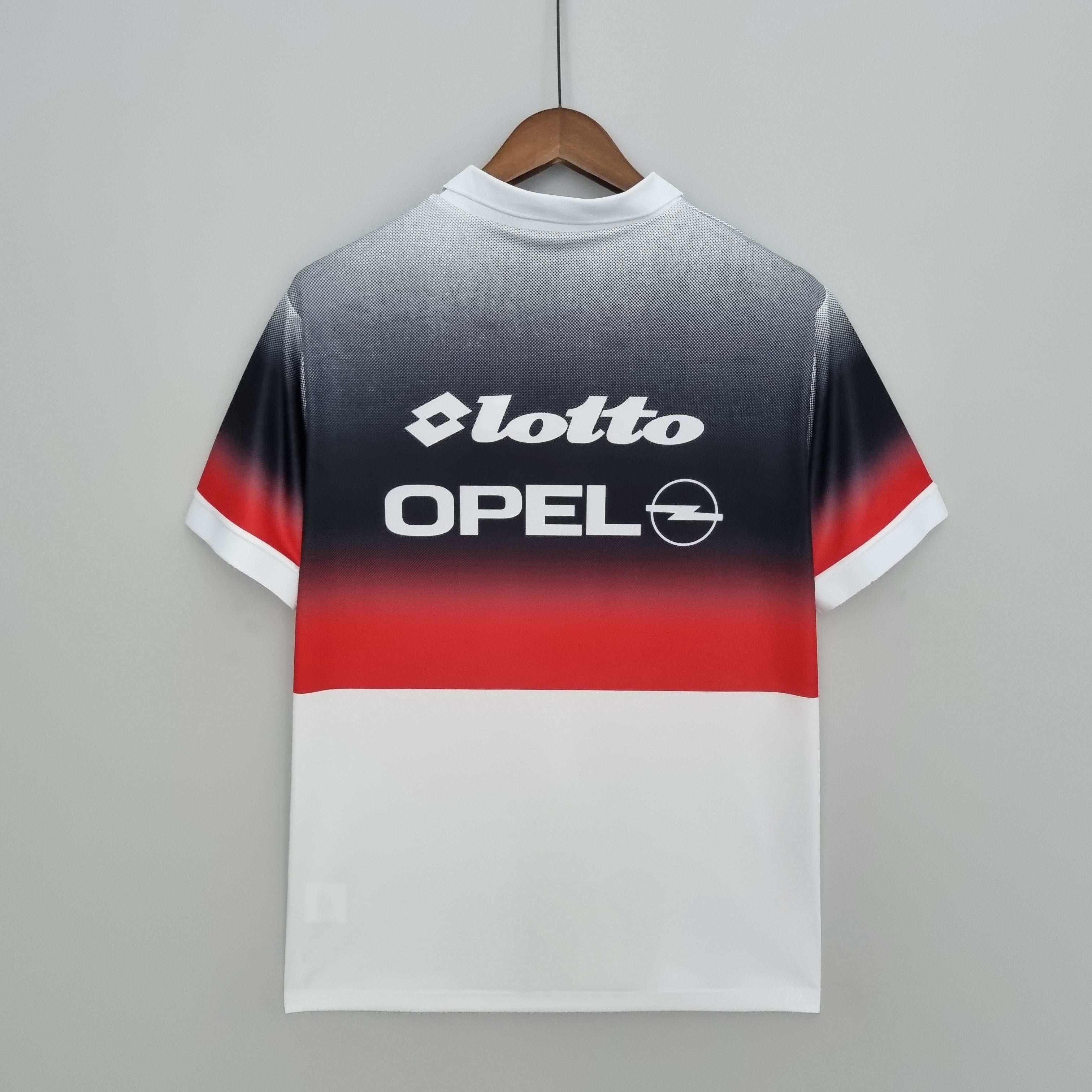 1990s AC Milan Retro Football Shirt | Black Red Home