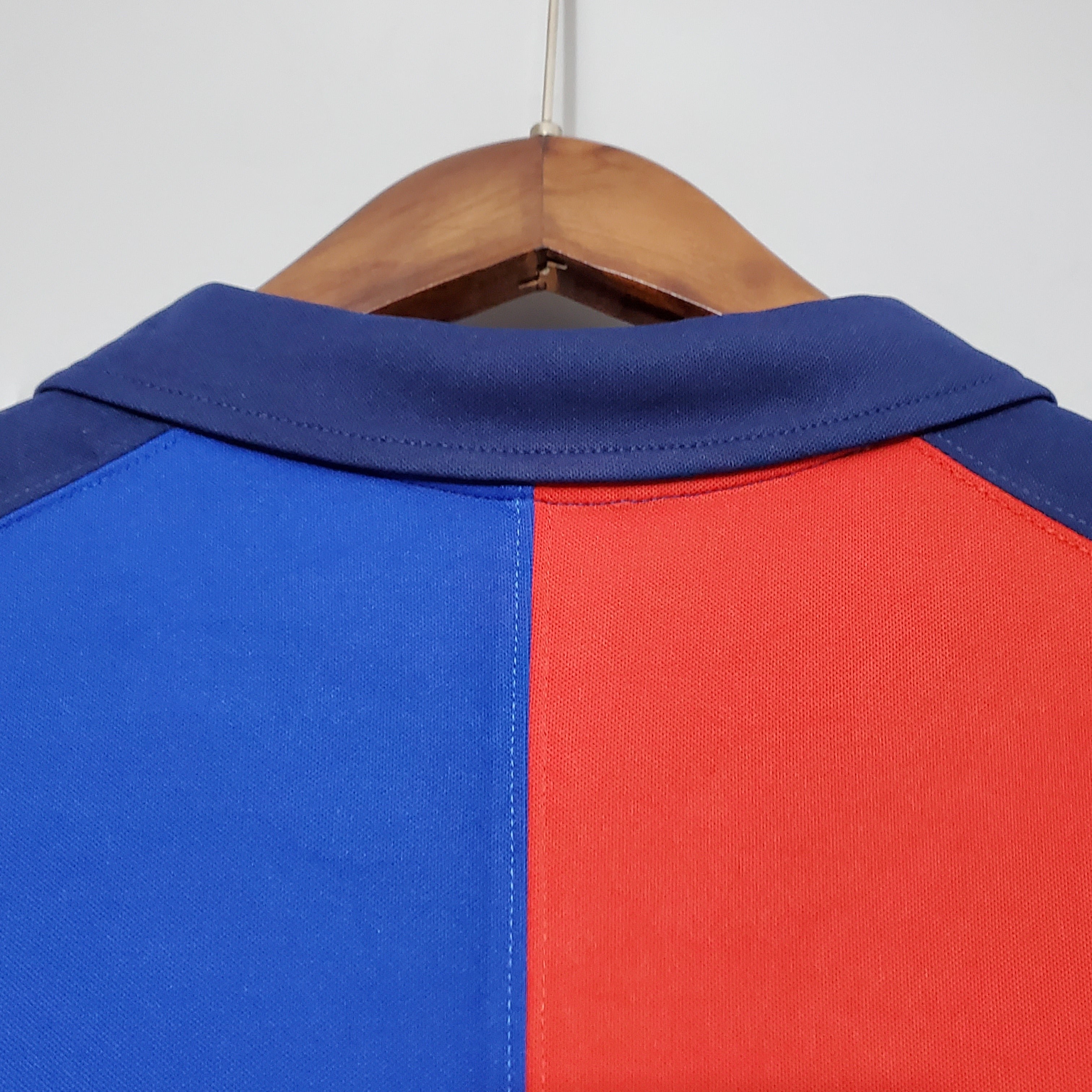1990s Barcelona Retro Football Shirt | Red Blue Home