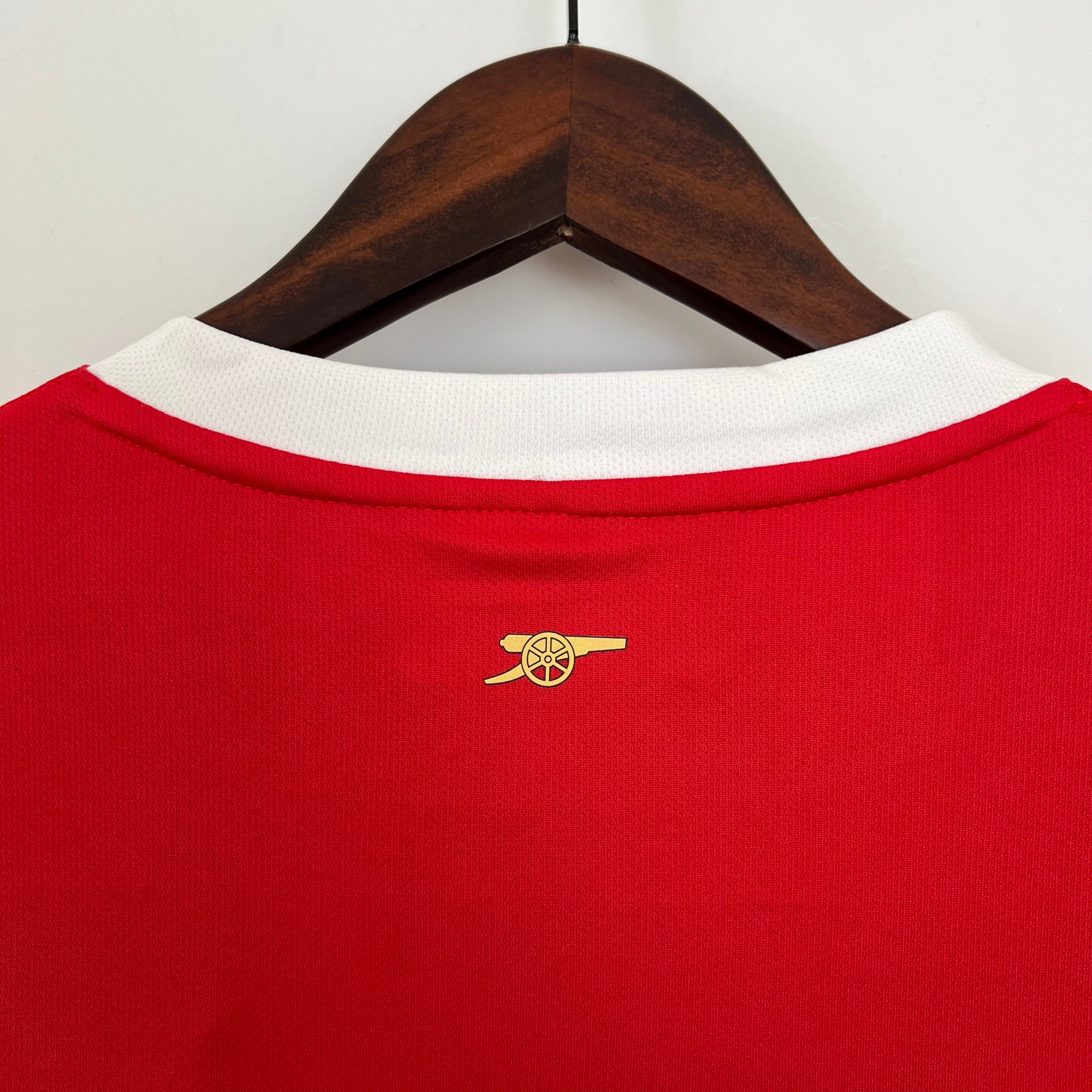 2010s Arsenal Retro Football Shirt | Red White Home