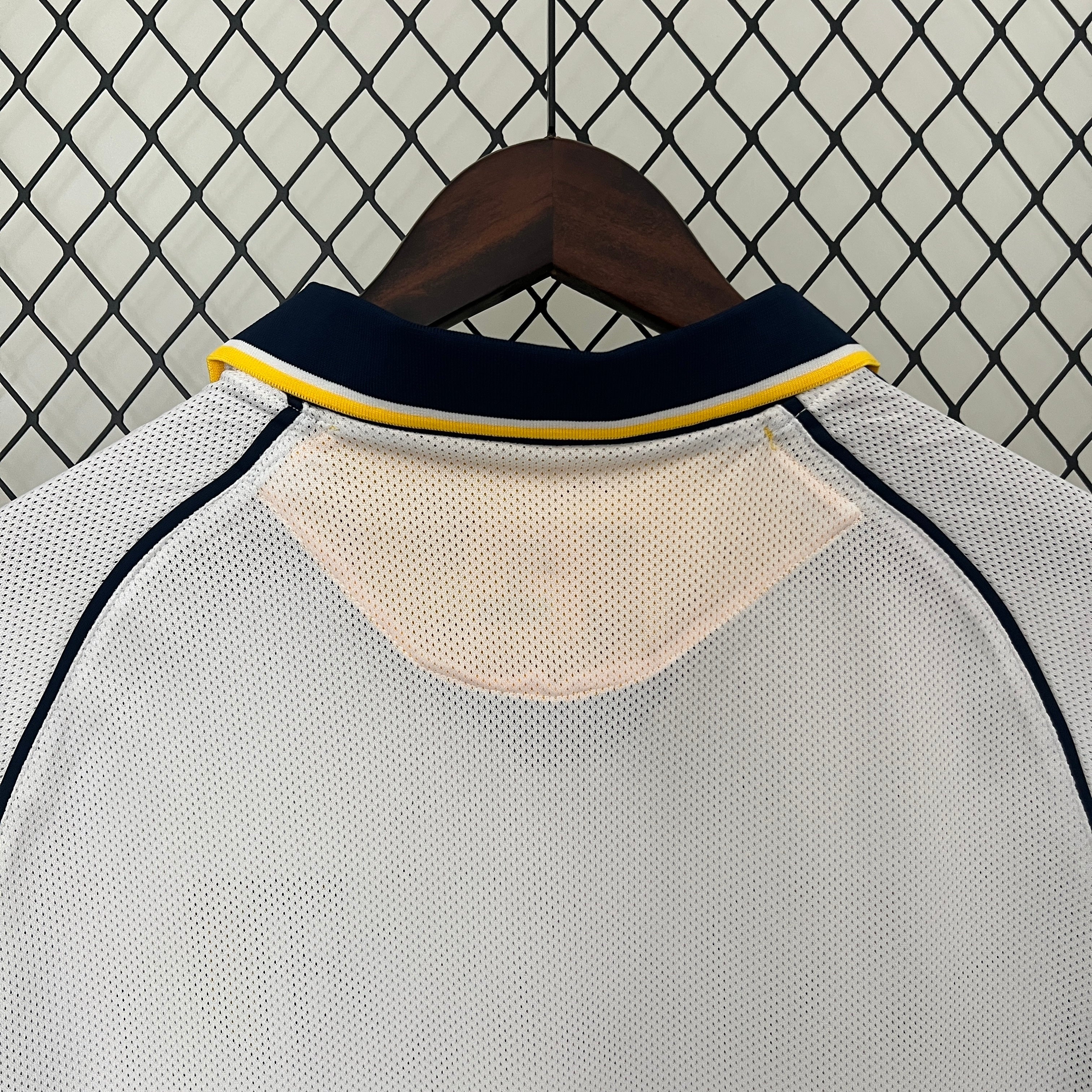 1990s Parma Retro Football Shirt | White Navy Home