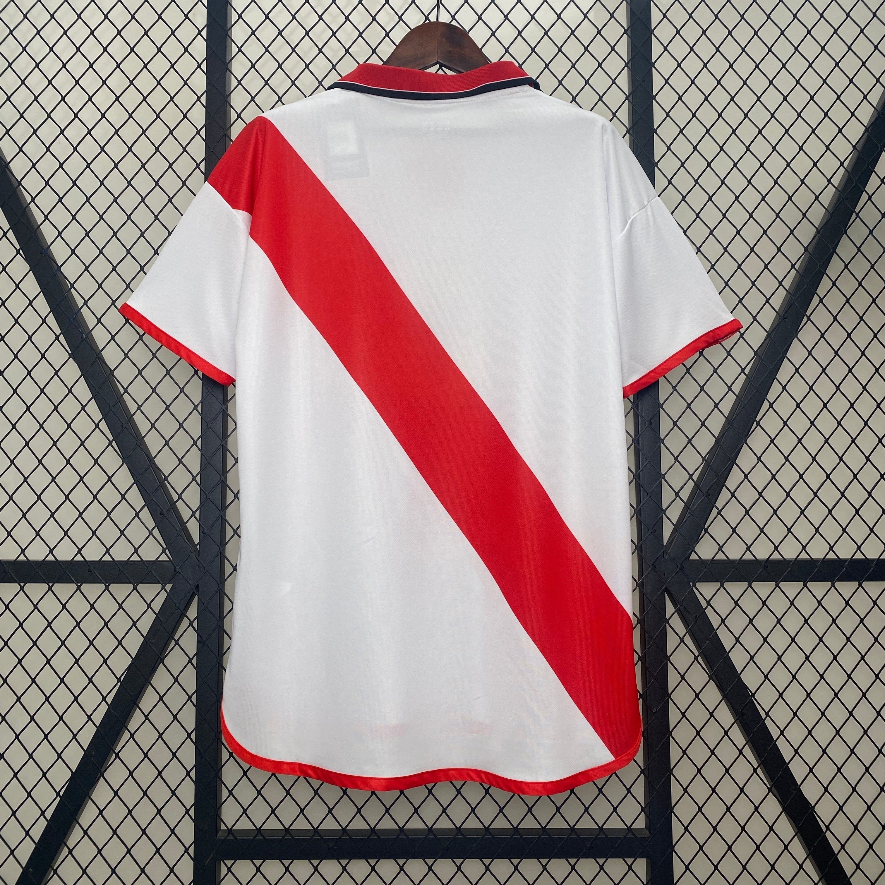 1990s Rayo Vallecano Retro Football Shirt | White Red Home