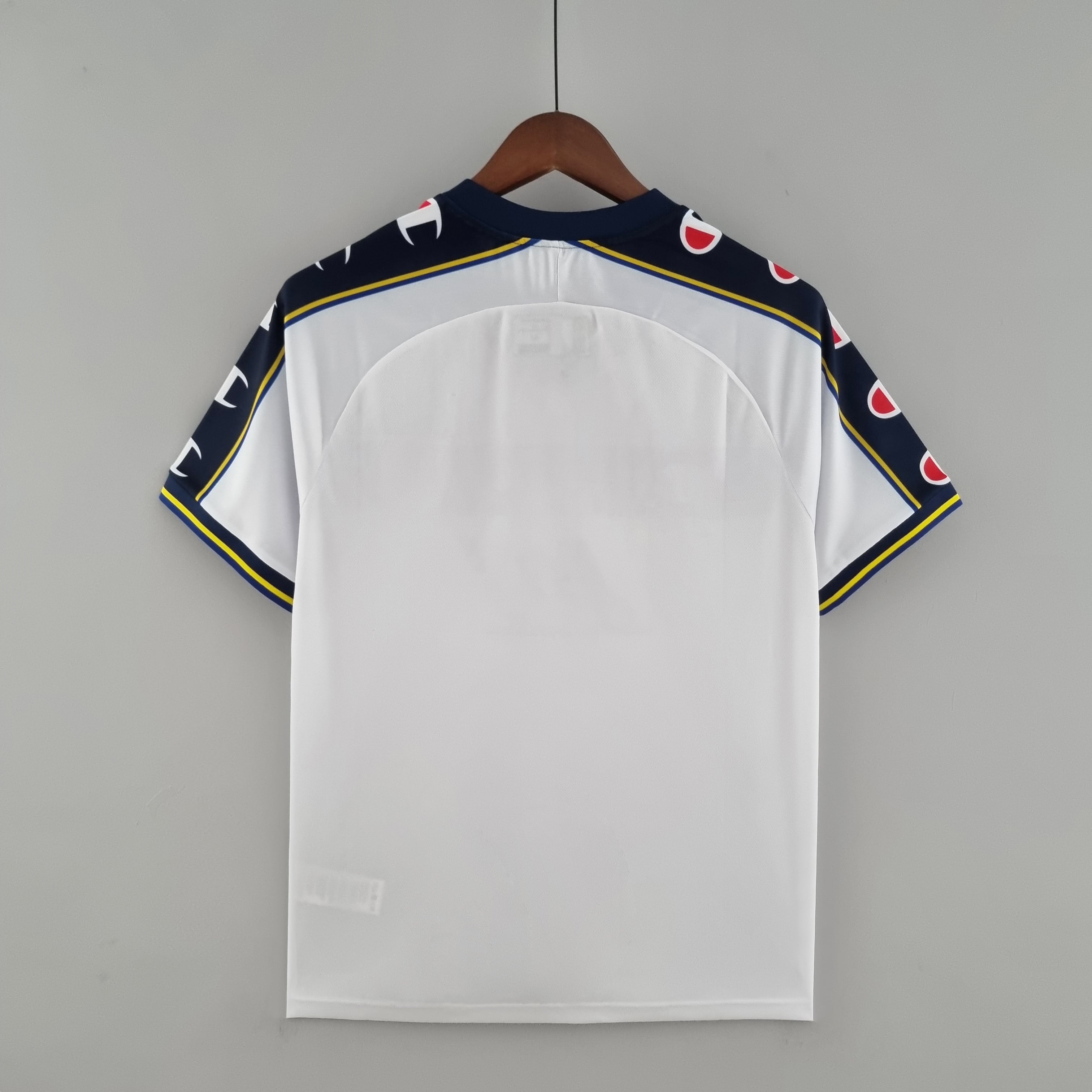1990s Parma Retro Football Shirt | White Navy Home