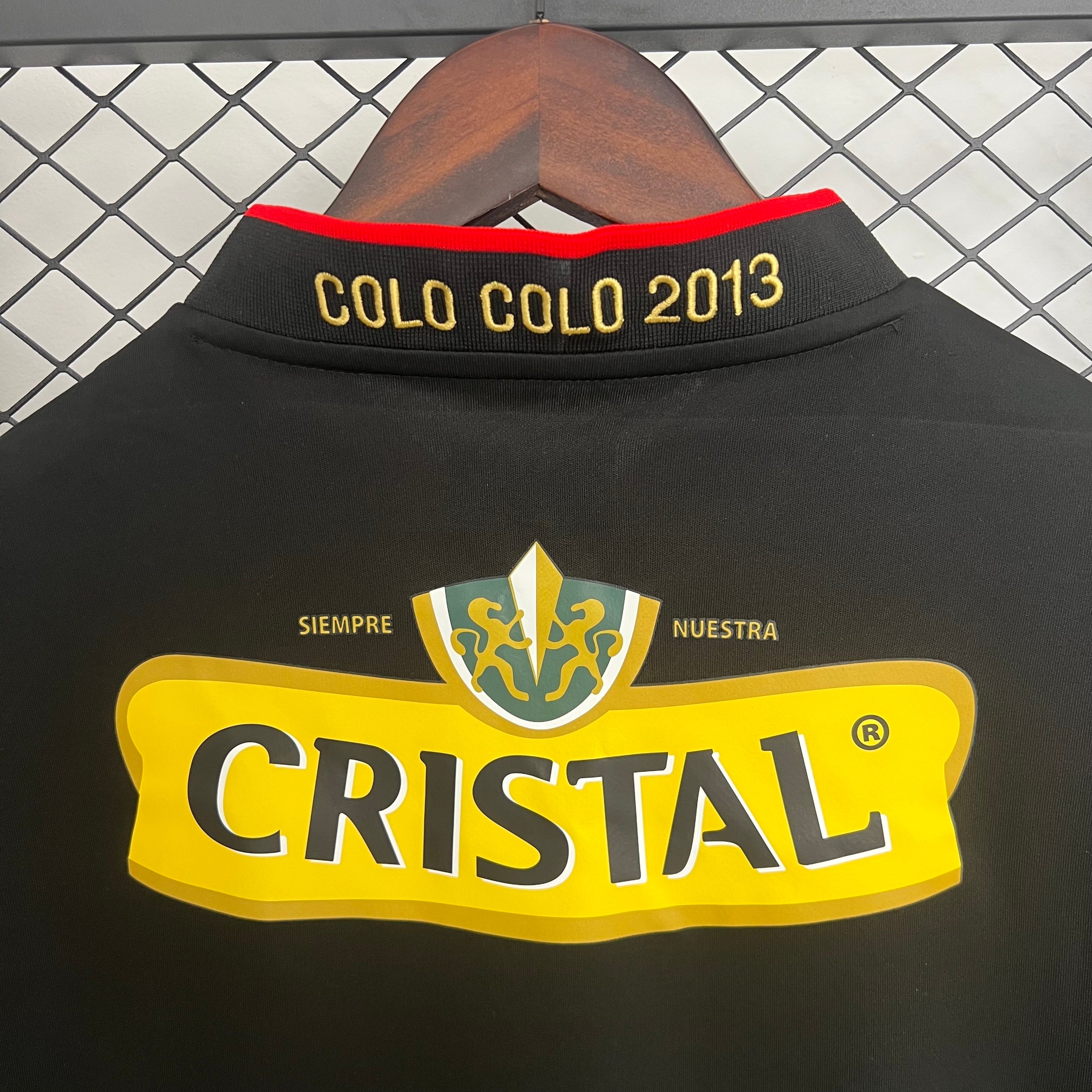 2010s Colo Colo Retro Football Shirt | Black Yellow Home