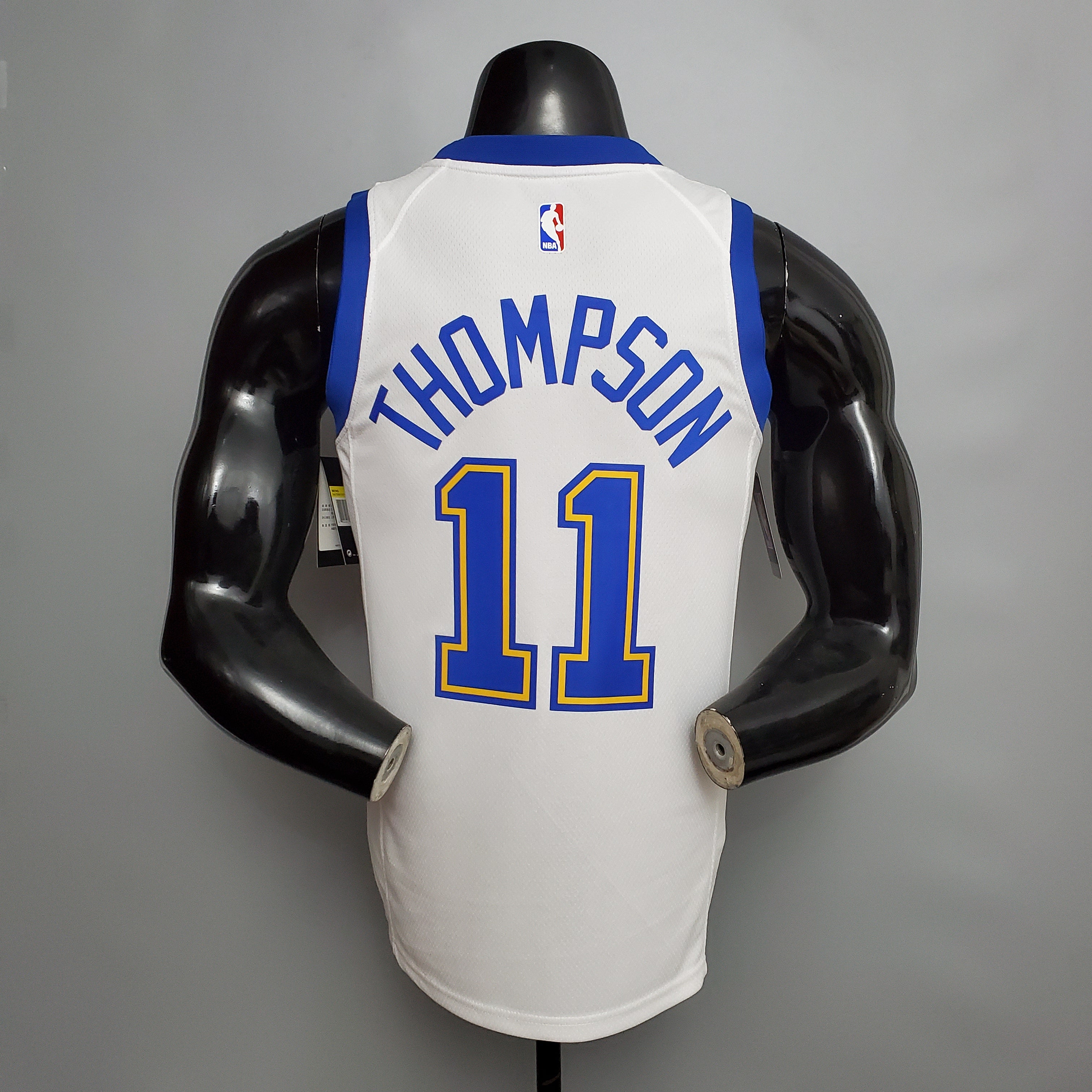 2020 Warriors Thompson #11 Retro Basketball Jersey