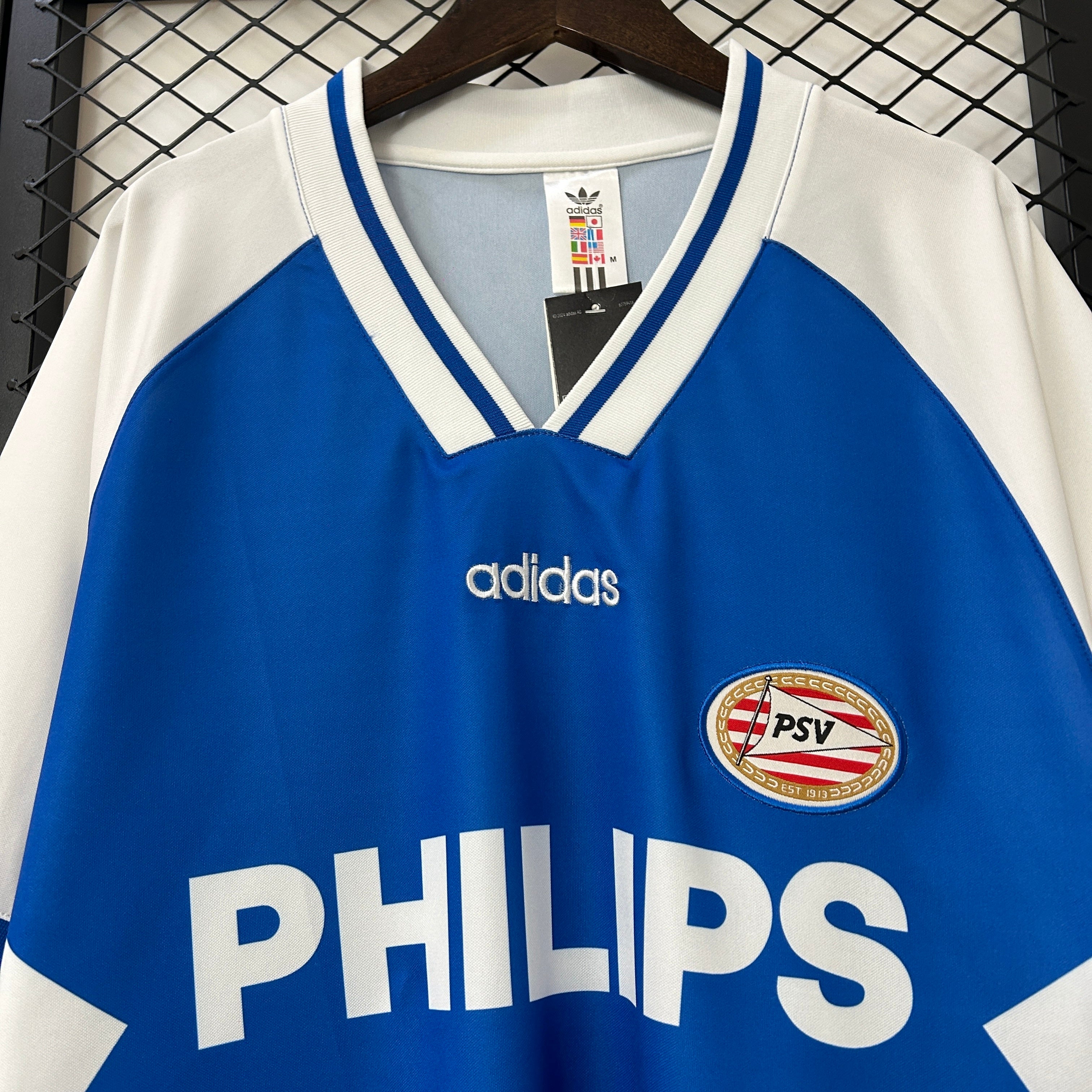 1990s PSV Retro Football Shirt | Blue White Home