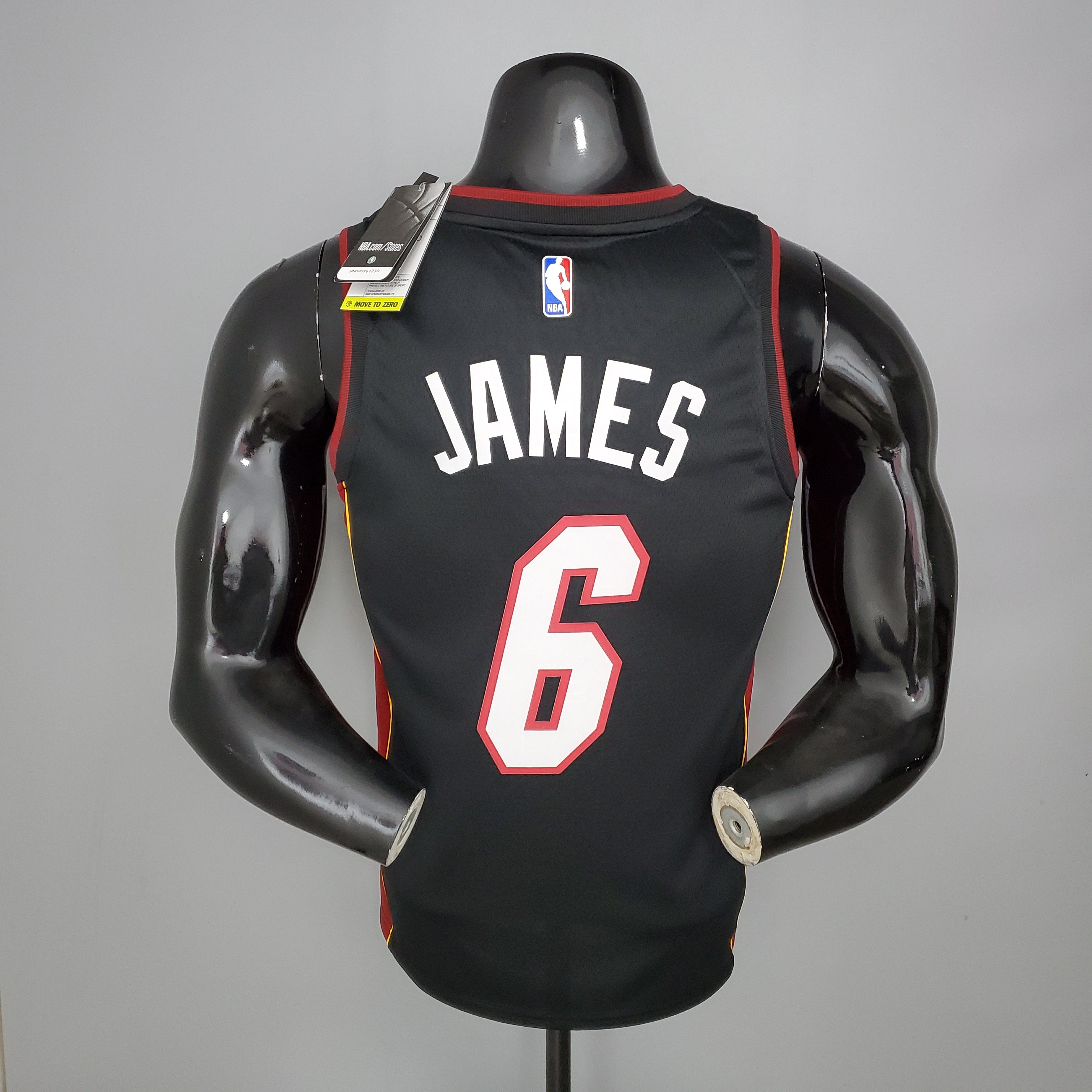 2023 Miami Heat James #6 Swingman Edition Jersey
