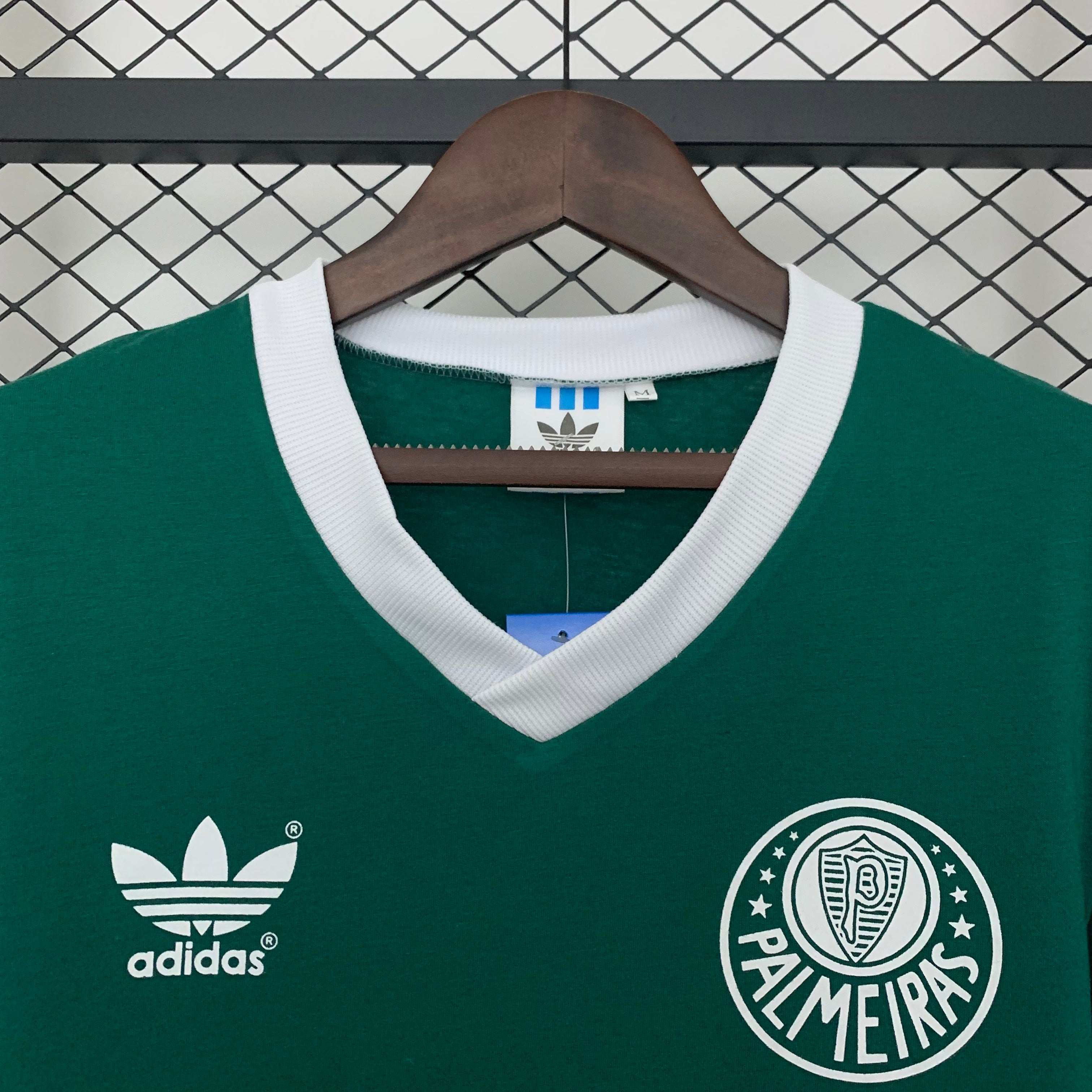 1990s Palmeiras Retro Football Shirt | Green White Home