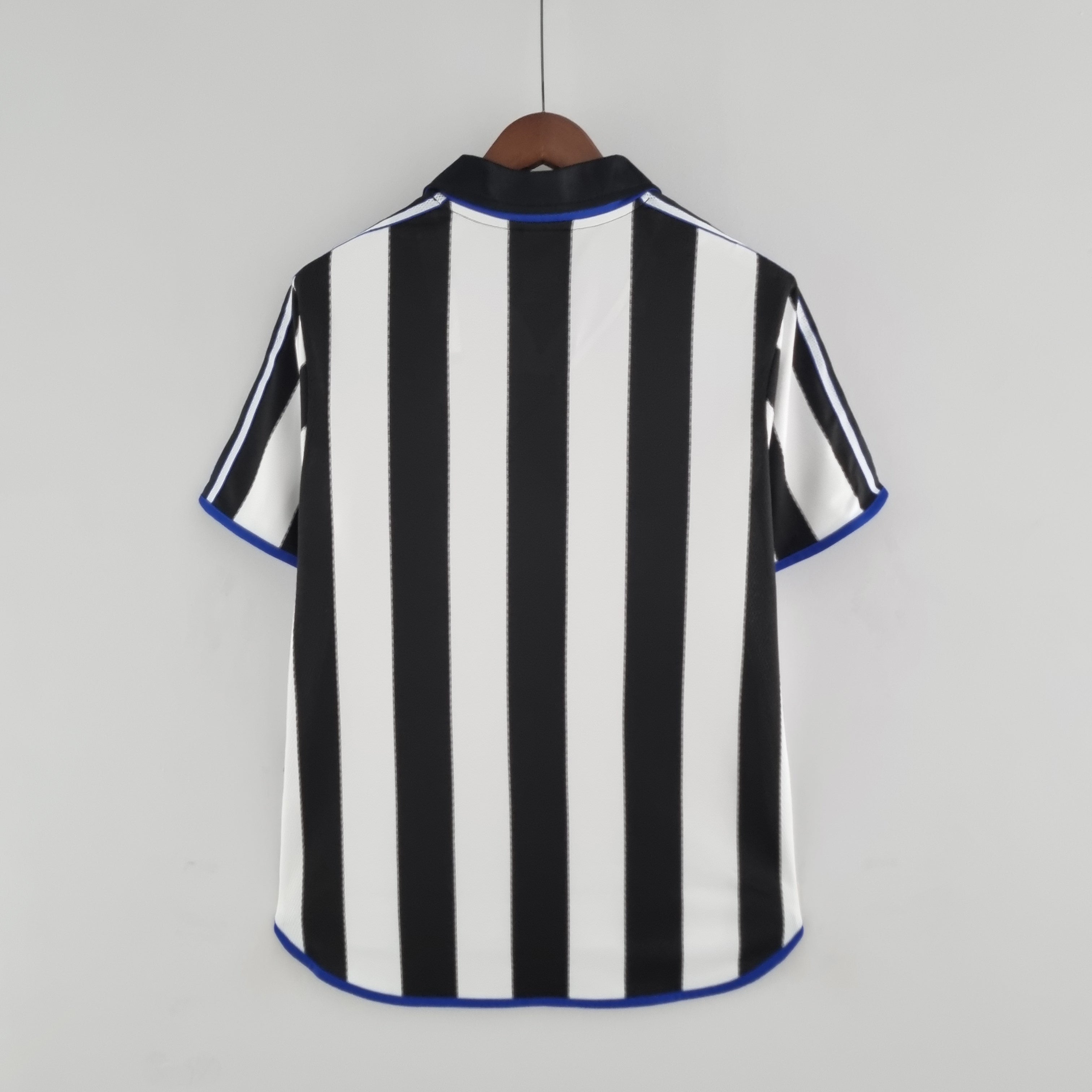 1990s Newcastle United Retro Football Shirt | Black White Home