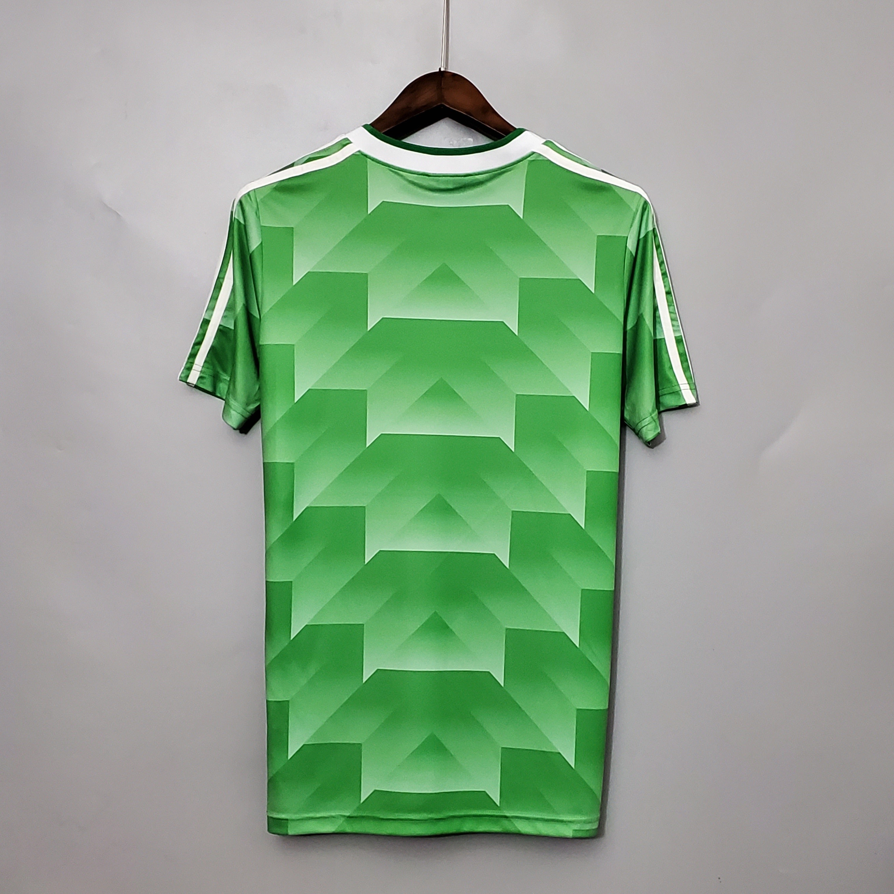 1990s Germany Retro Football Shirt | Green White Home