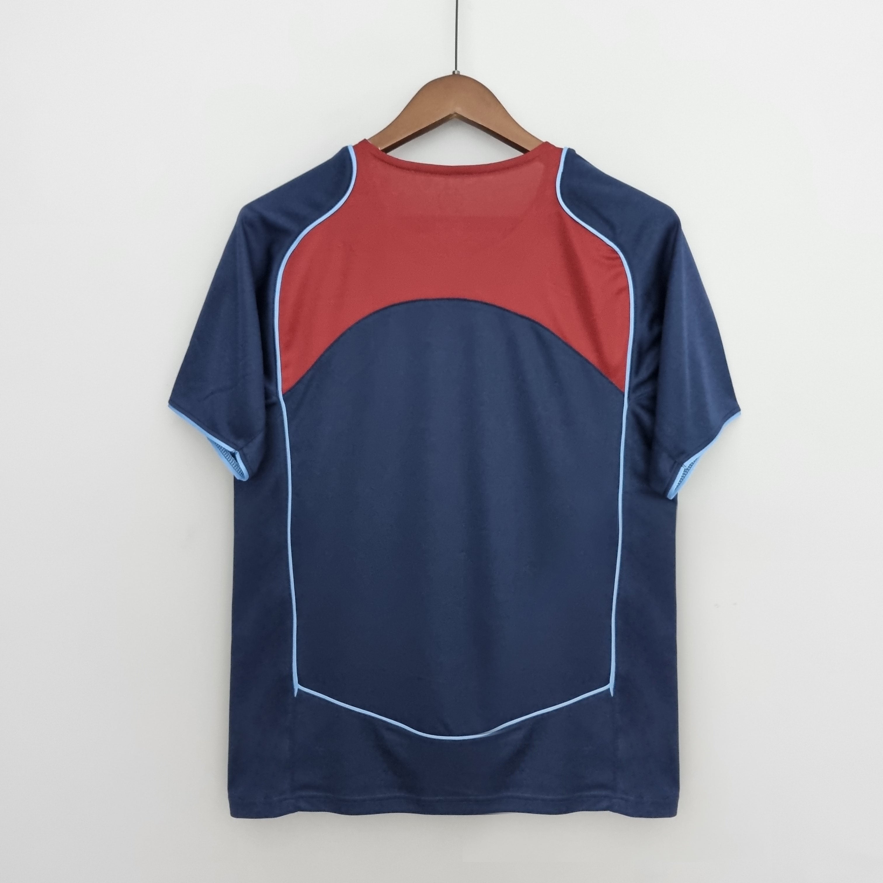 1990s Atletico Madrid Retro Football Shirt | Navy Red Home