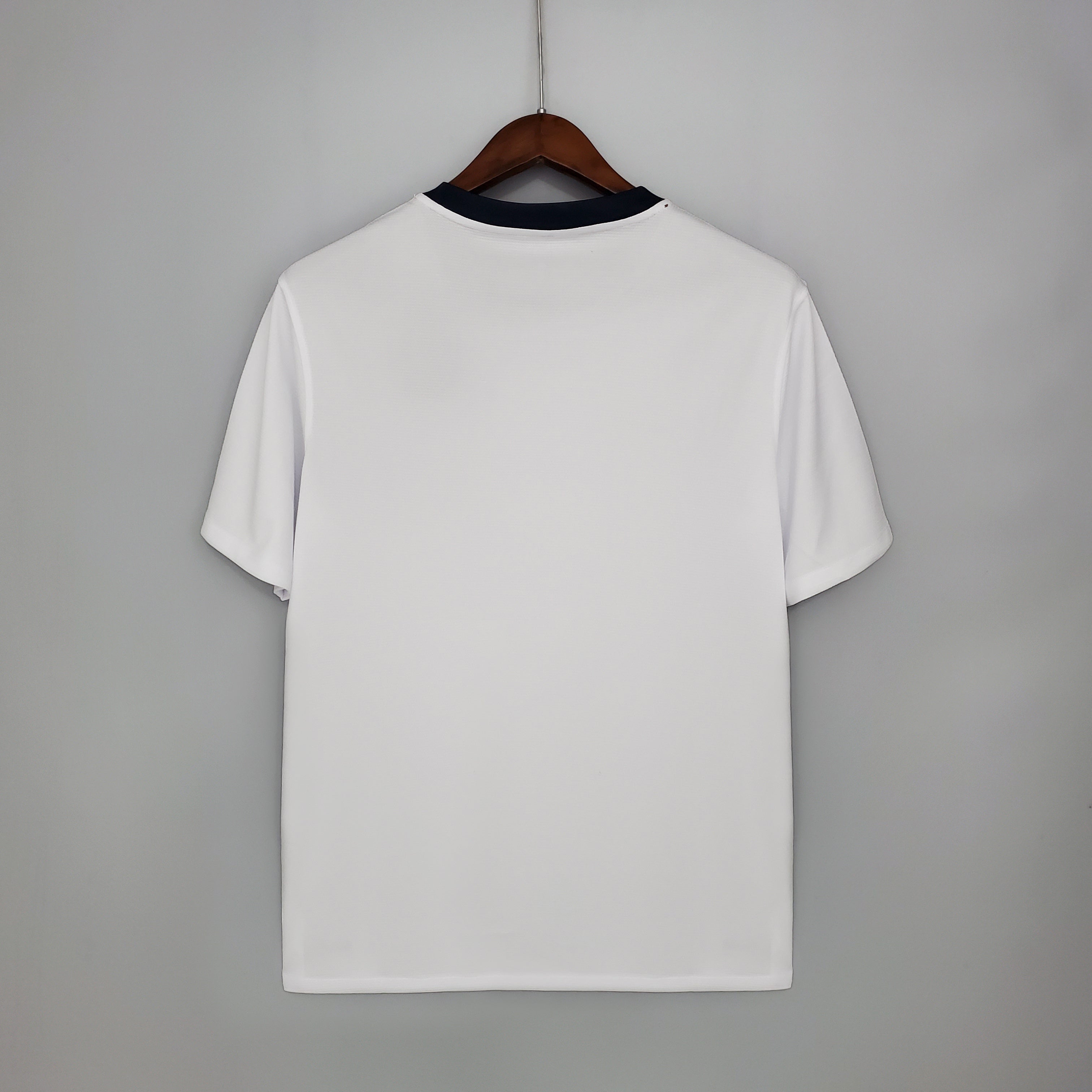 2020s England Retro Football Shirt | White Black Home