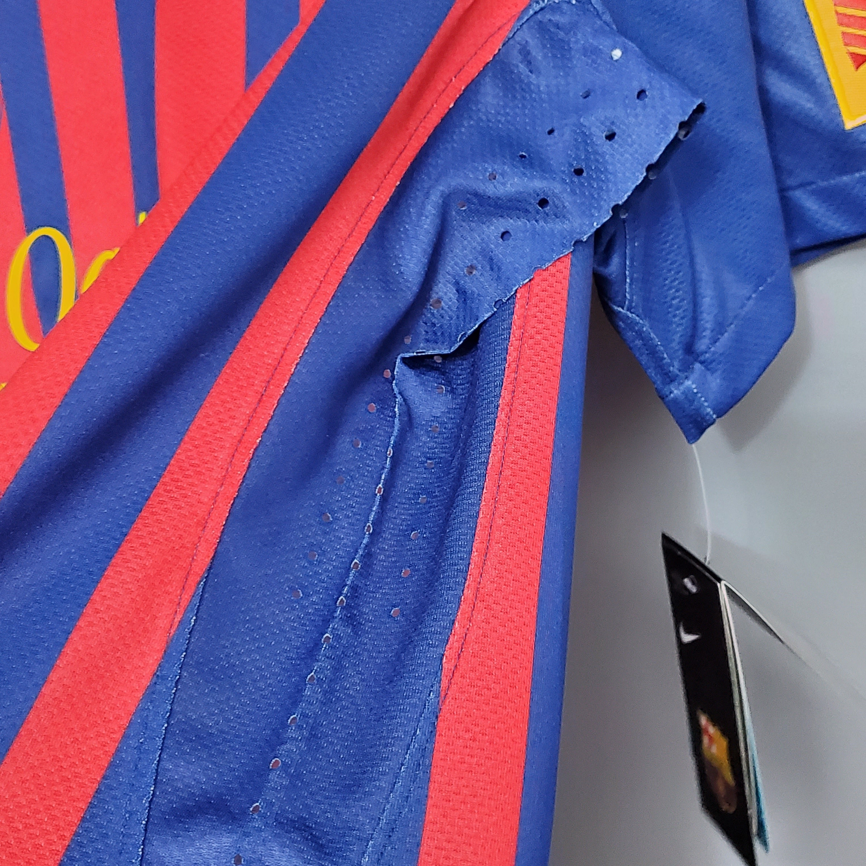 2010s Barcelona Retro Football Shirt | Blue Red Home