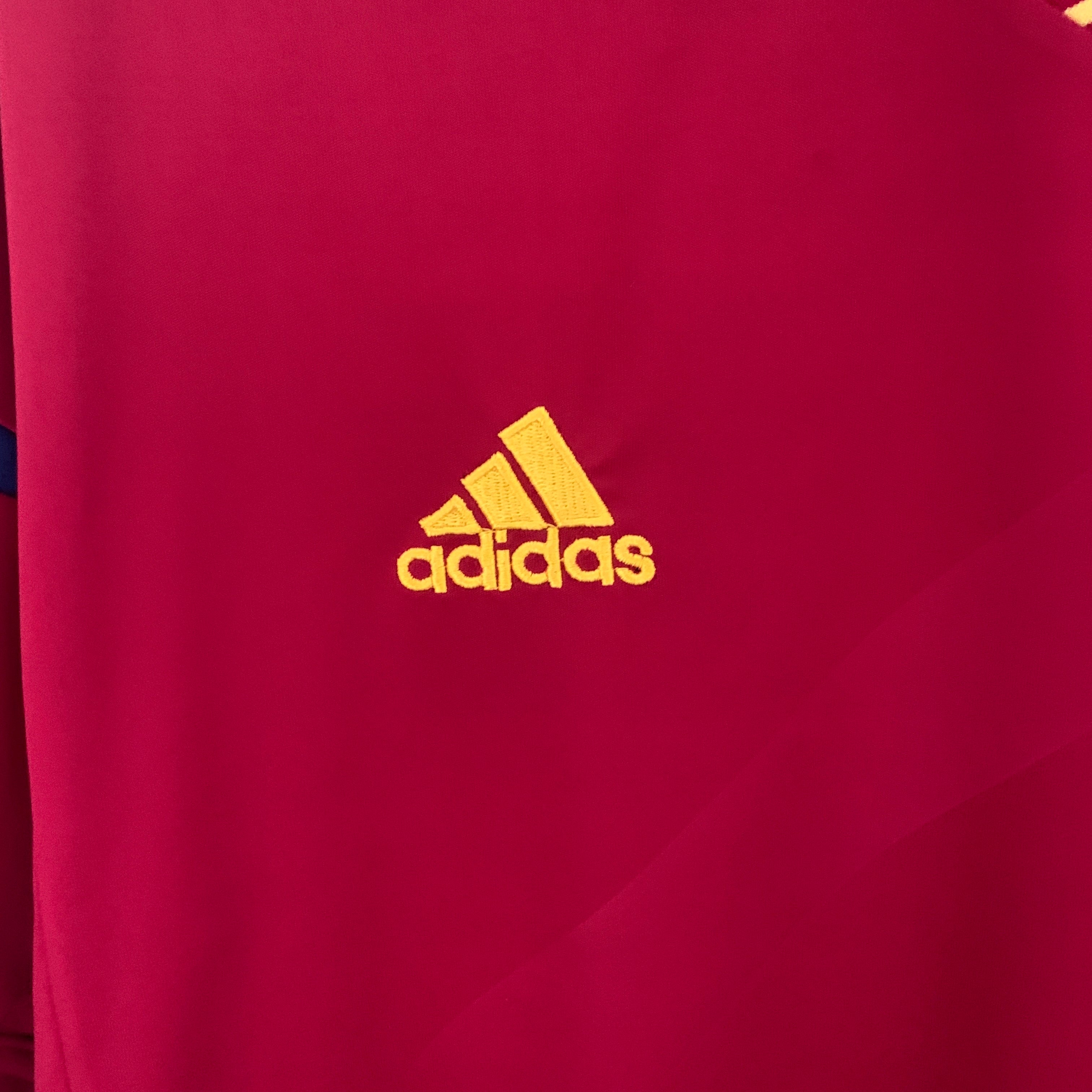 2010s Spain Retro Football Shirt | Red Yellow Home