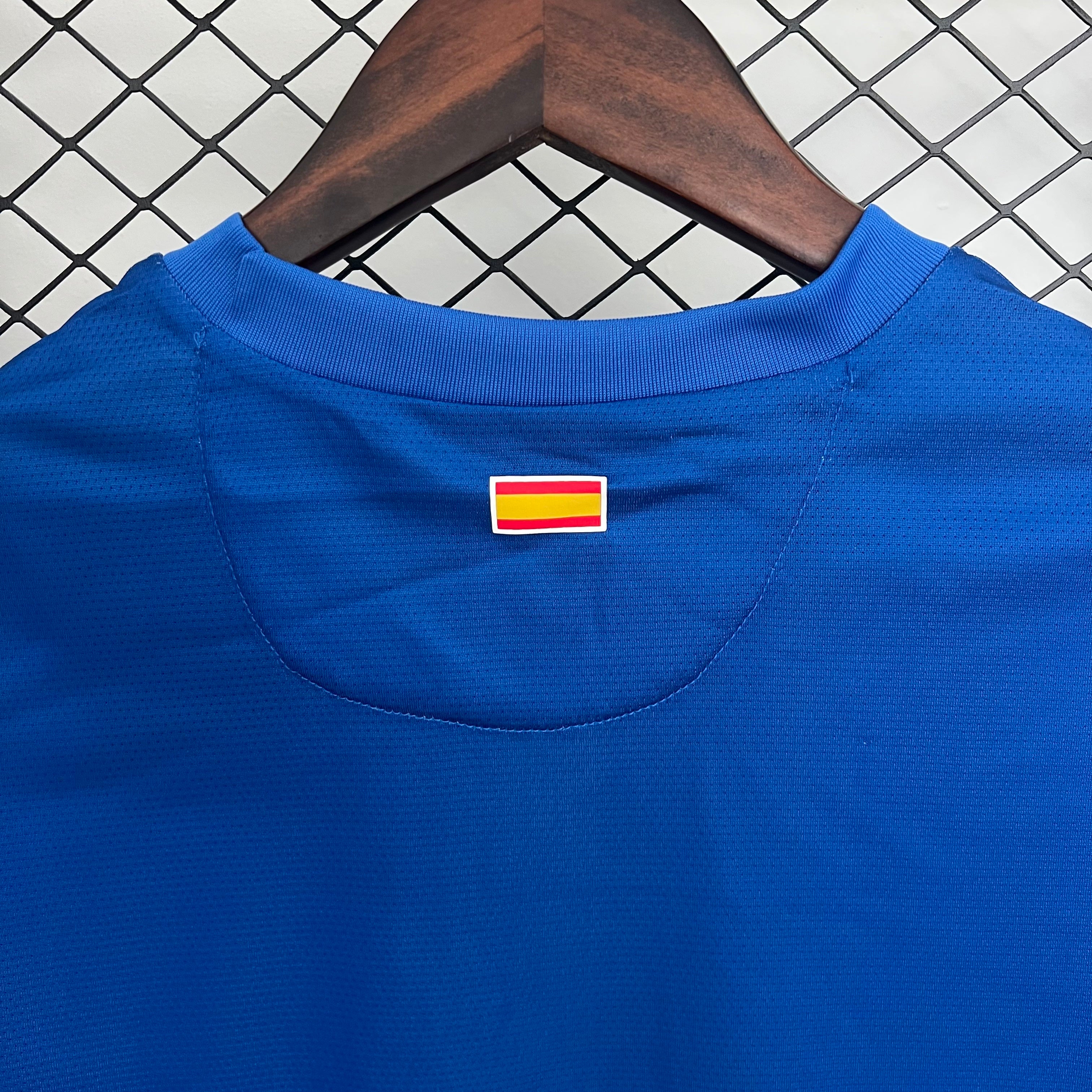 2000s Atletico Madrid Retro Football Shirt | Blue Red Home