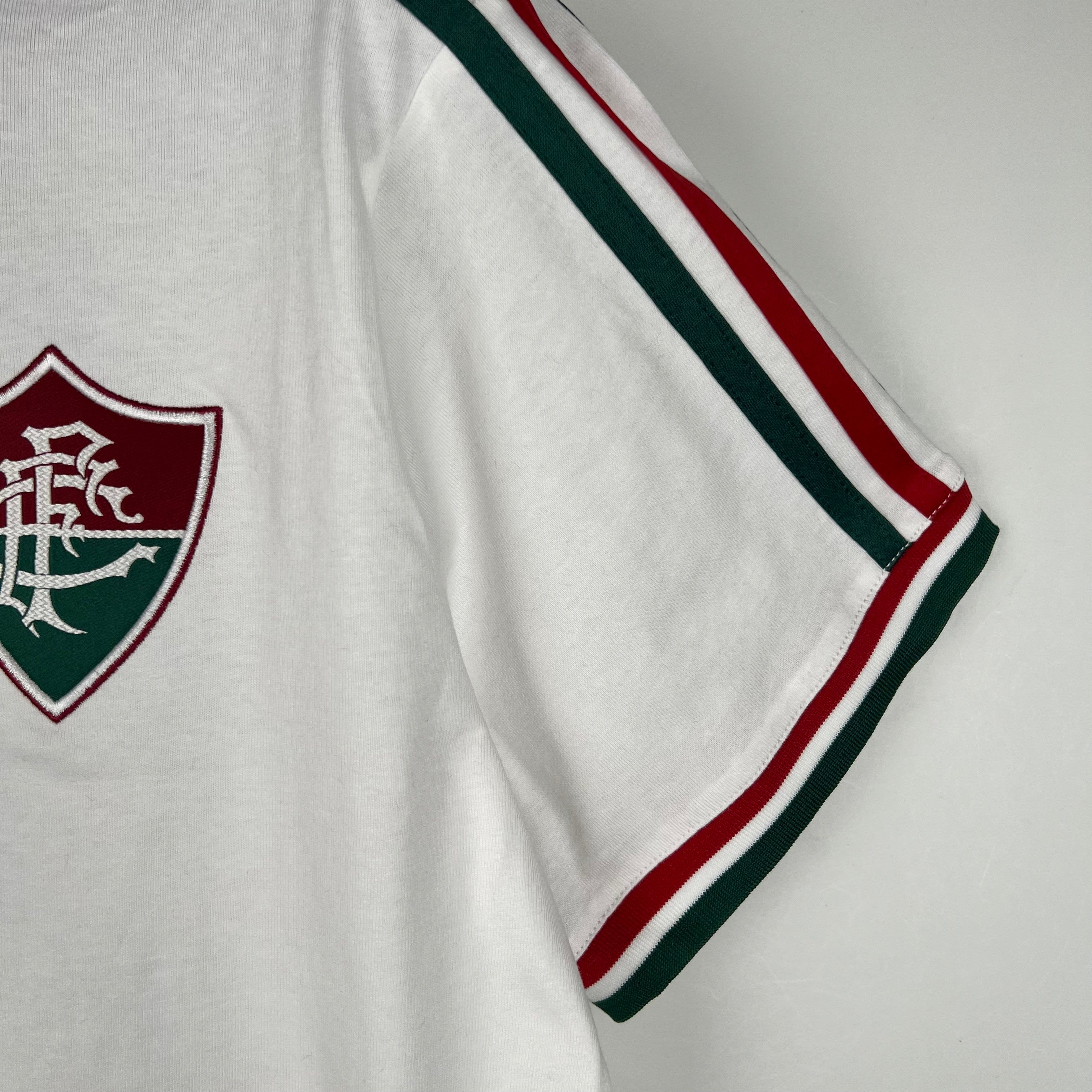 1980s Fluminense Retro Football Shirt | White Red Green Home