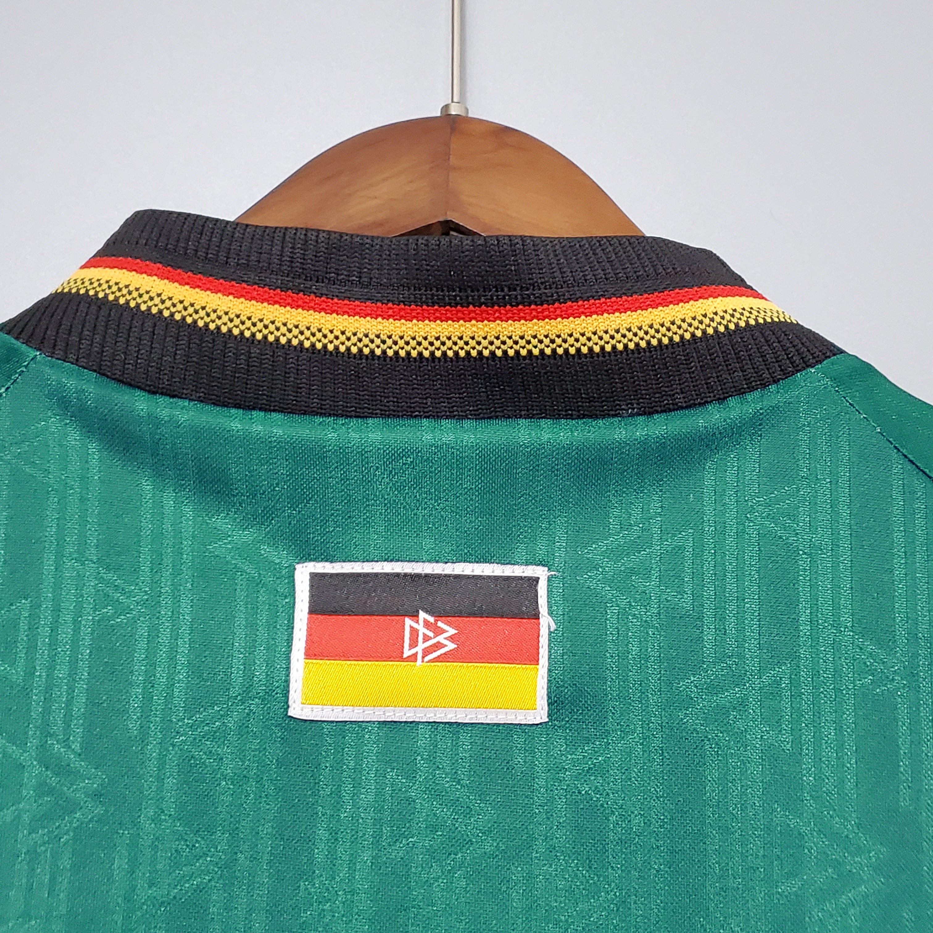 1990s Germany Retro Football Shirt | Green White Home