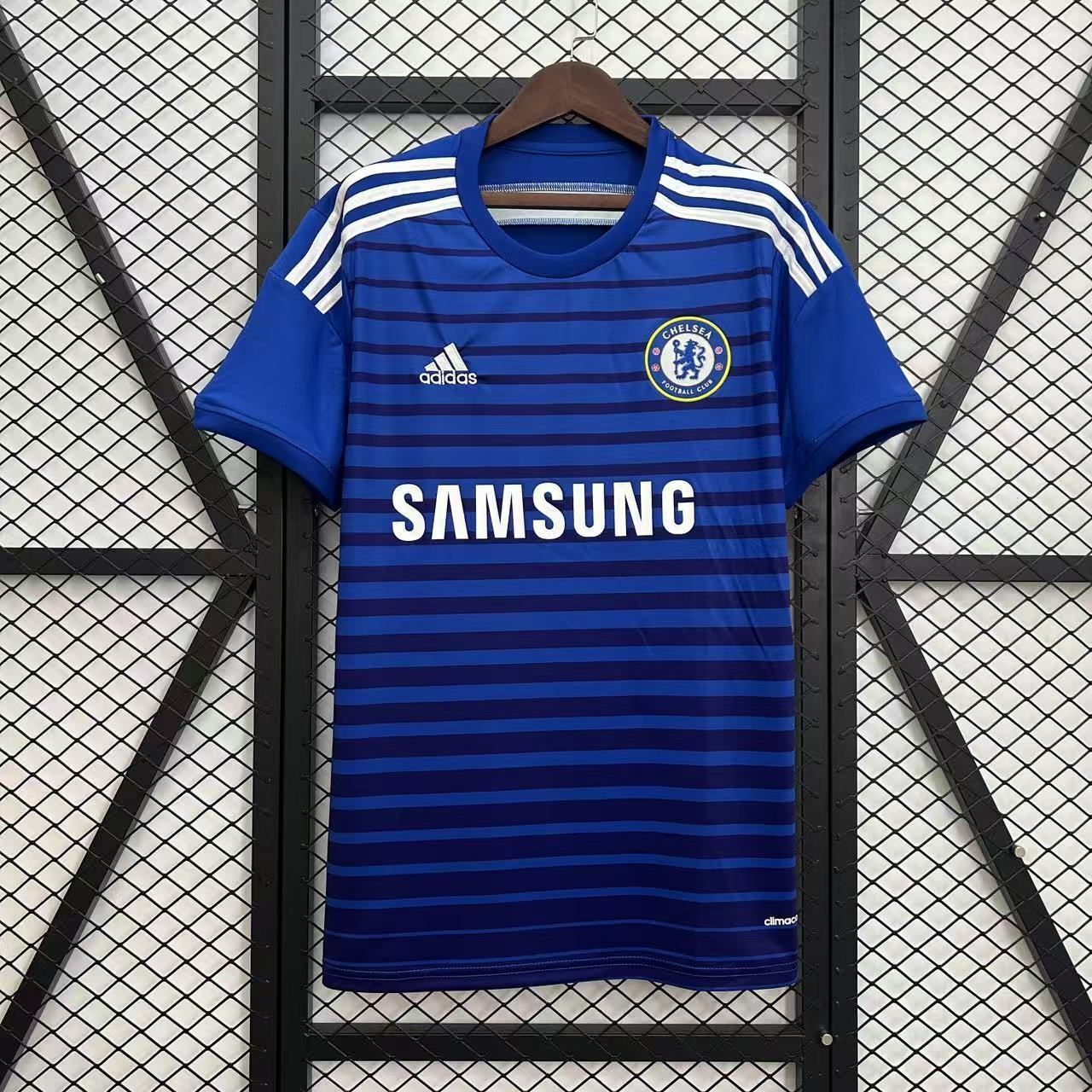 2010s Chelsea Retro Football Shirt | Blue White Home